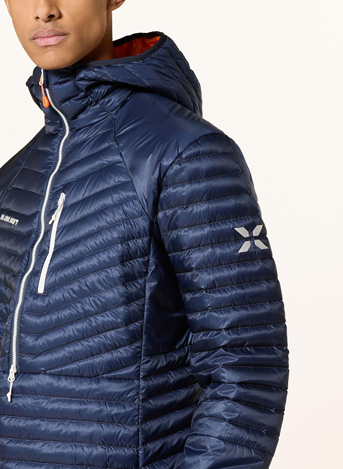 MAMMUT Lightweight down jacket EIGER SPEED IN HALF ZIP HOODIE in