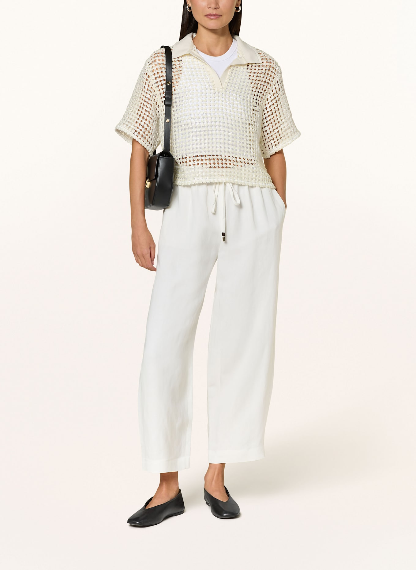 ANTONELLI firenze 7/8-Hose SVEZIA: WEISS