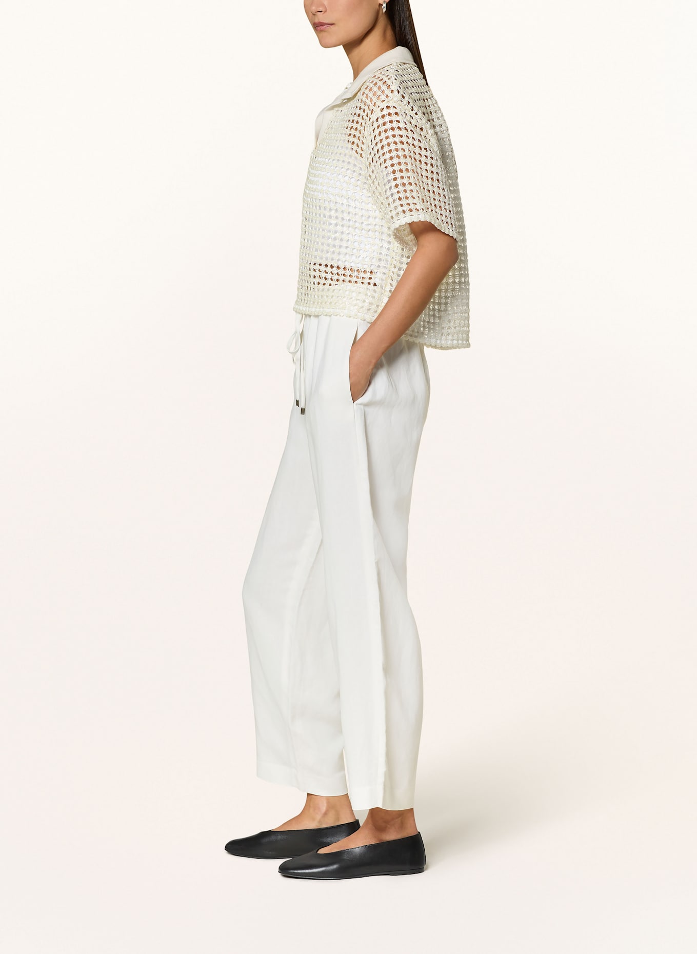 ANTONELLI firenze 7/8-Hose SVEZIA: WEISS