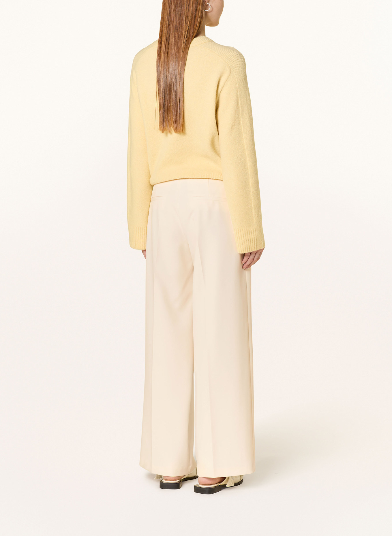 s.Oliver BLACK LABEL Marlenehose: ECRU