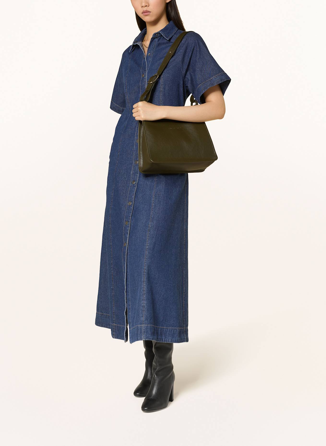 LONGCHAMP Hobo-Bag LE FOULONNÉ: KHAKI