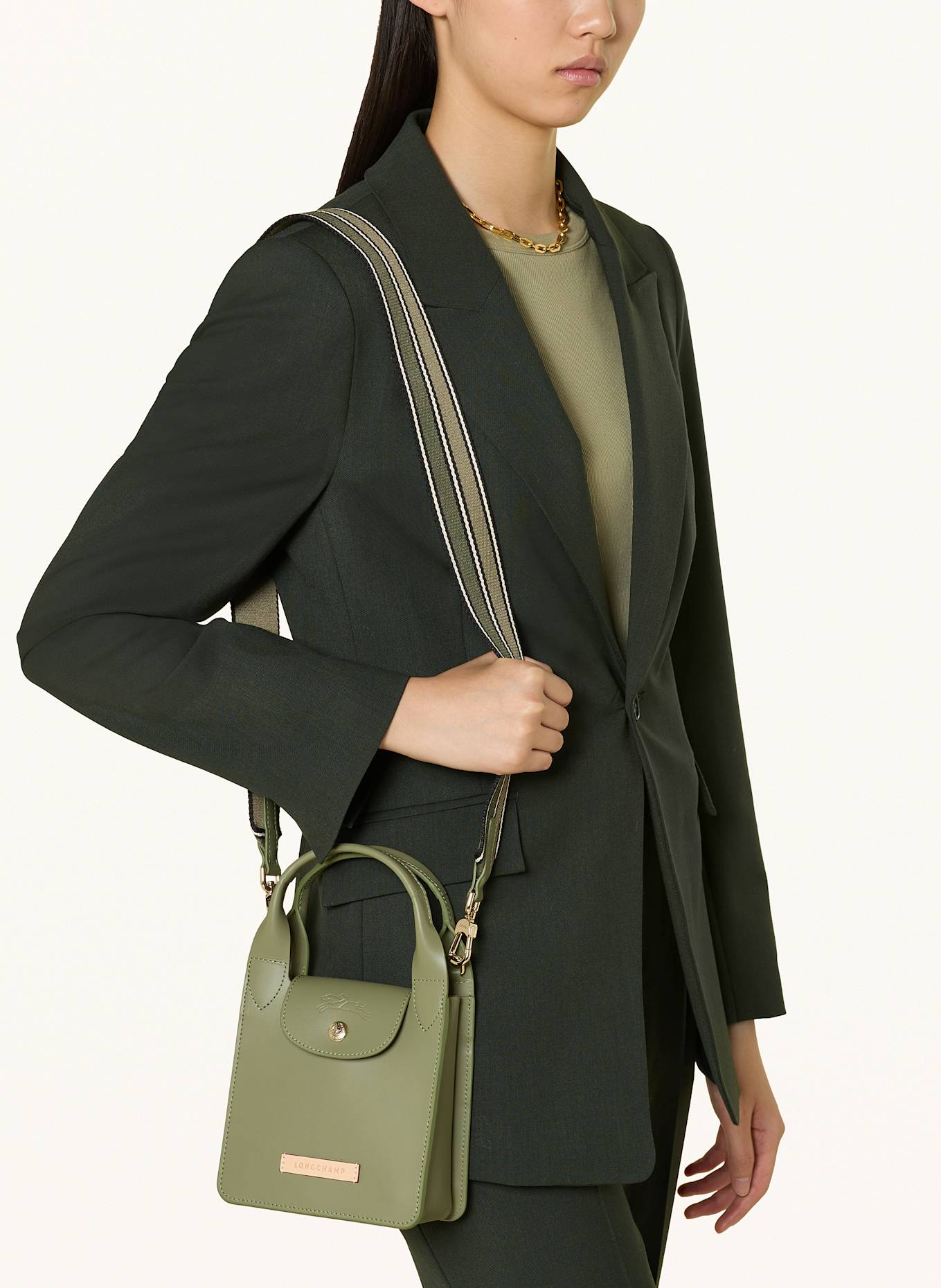 LONGCHAMP Handtasche LE PLIAGE XTRA XS: GRÜN