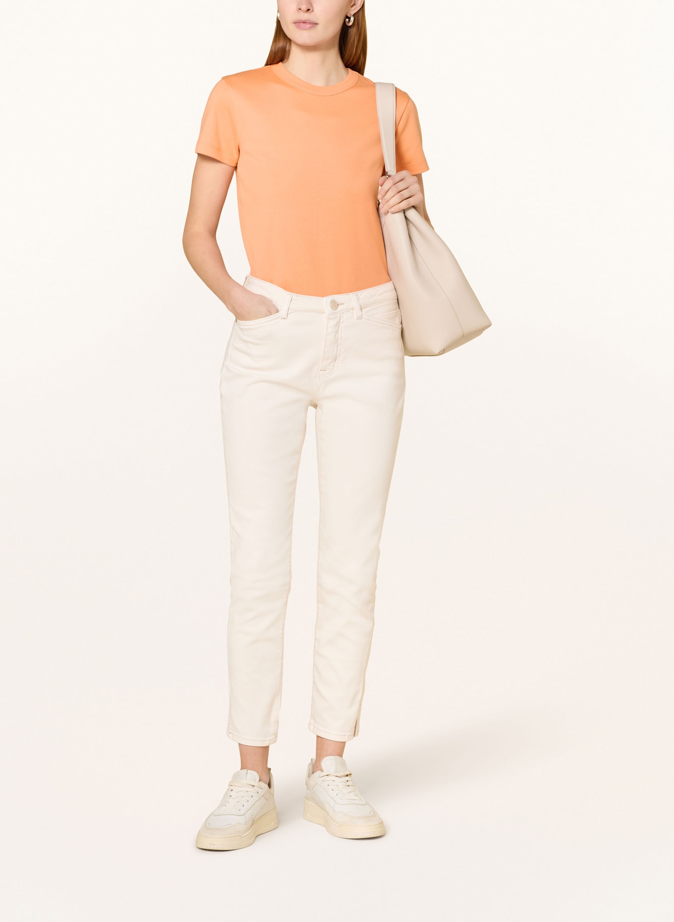 OPUS T-Shirt SAMUN: HELLORANGE