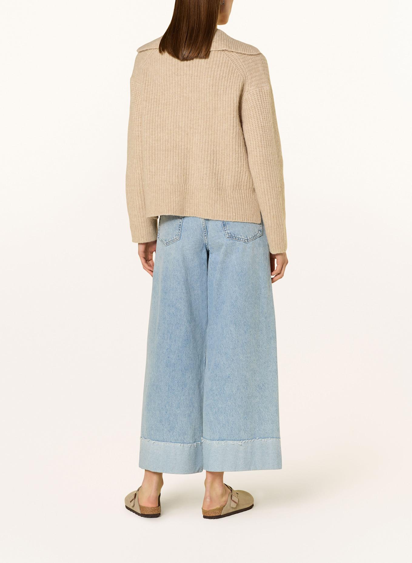 OPUS Sweter POLONDA: BEŻOWY