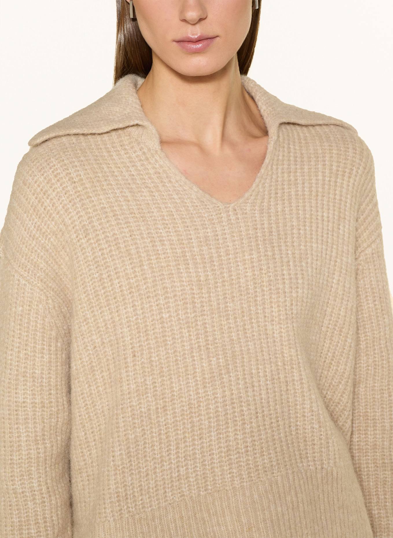 OPUS Sweter POLONDA: BEŻOWY