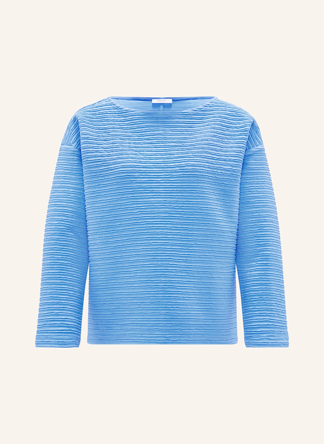 OPUS GOTTOMAN shirt with 3/4 sleeves: BLUE