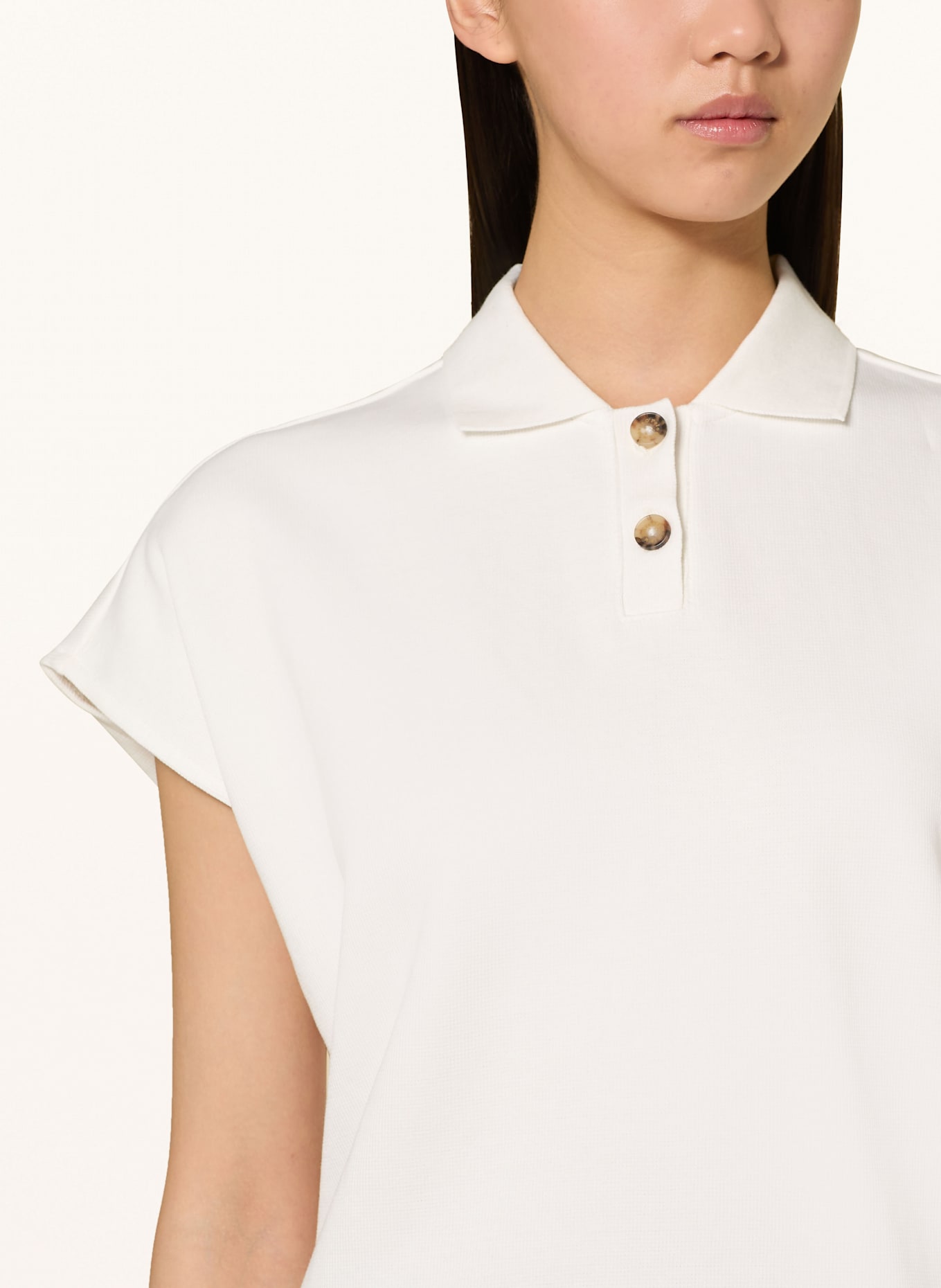 Marc O'Polo DENIM Piqué-Poloshirt: WEISS