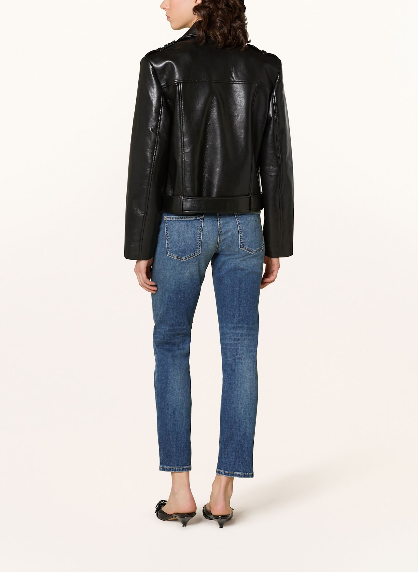 CAMBIO Jeansy cropped PIPER: 5155 feminine dark used