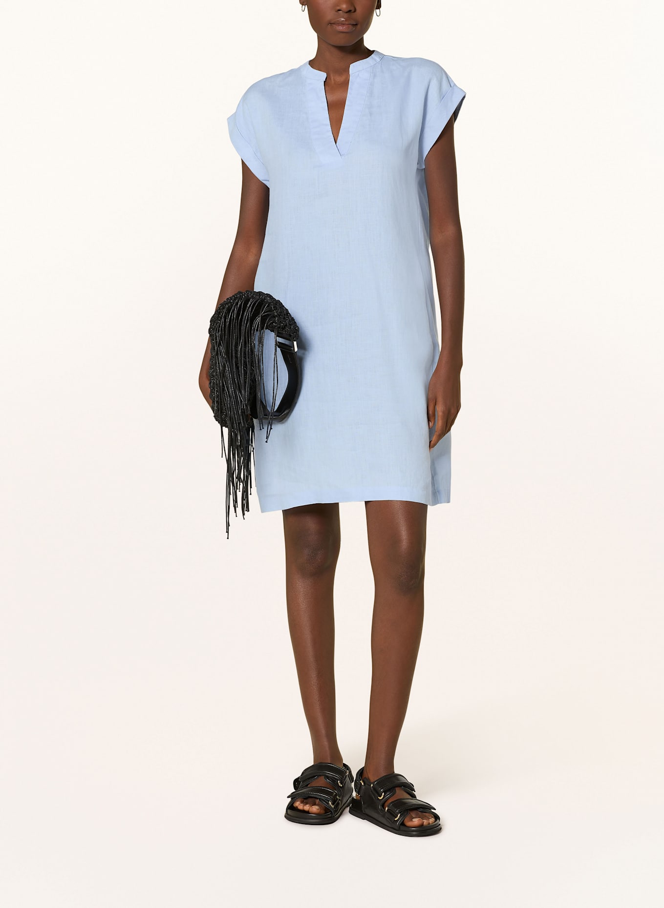 lilienfels Leinentunika: HELLBLAU