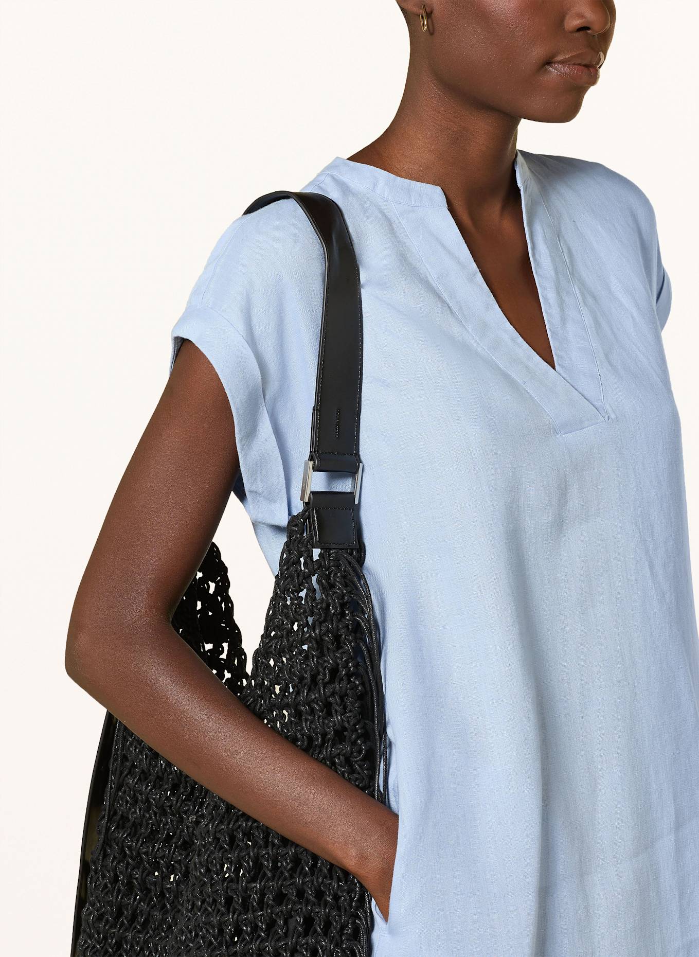 lilienfels Leinentunika: HELLBLAU