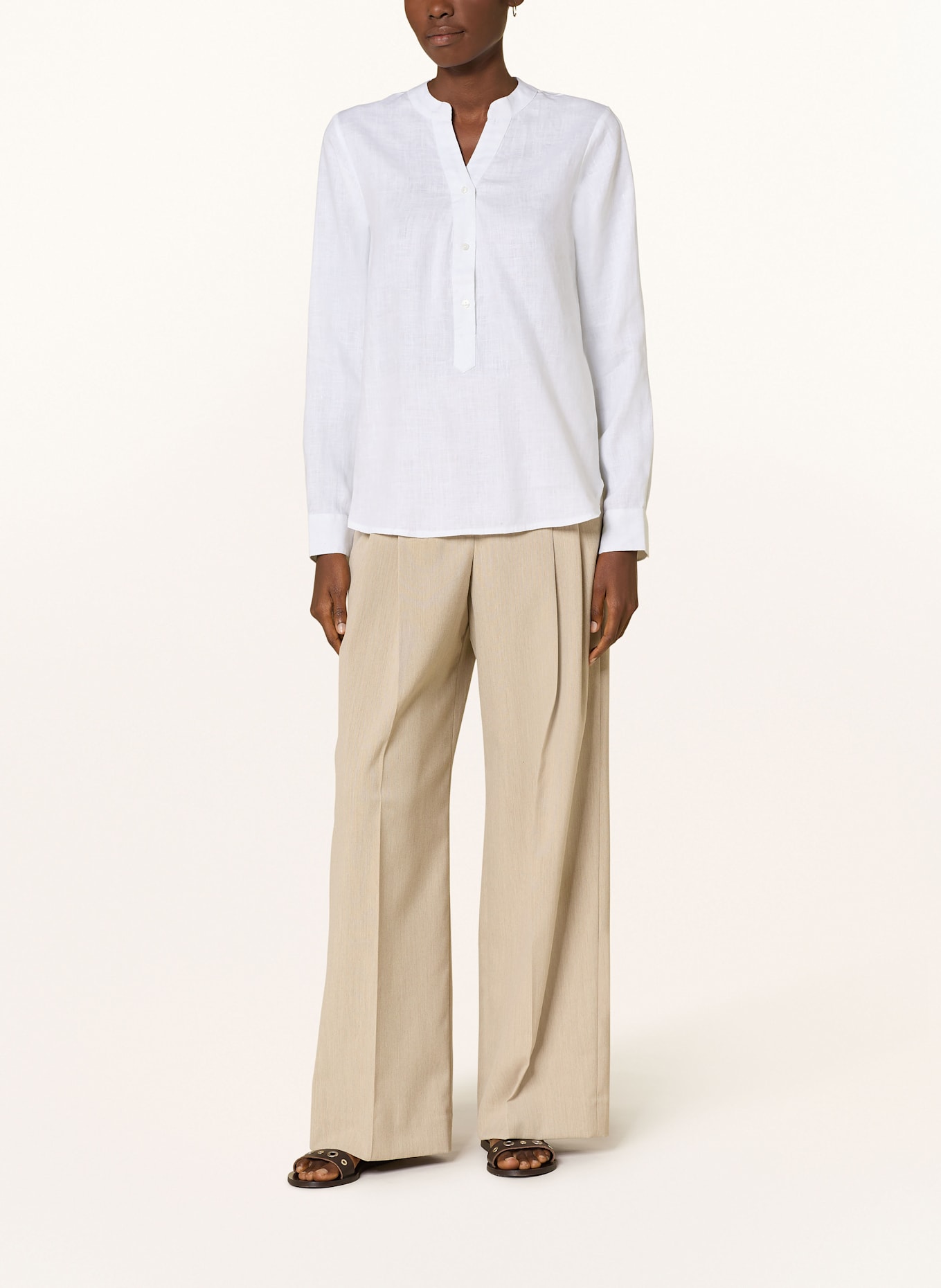 lilienfels Linen blouse, Color: WHITE (Image 2)