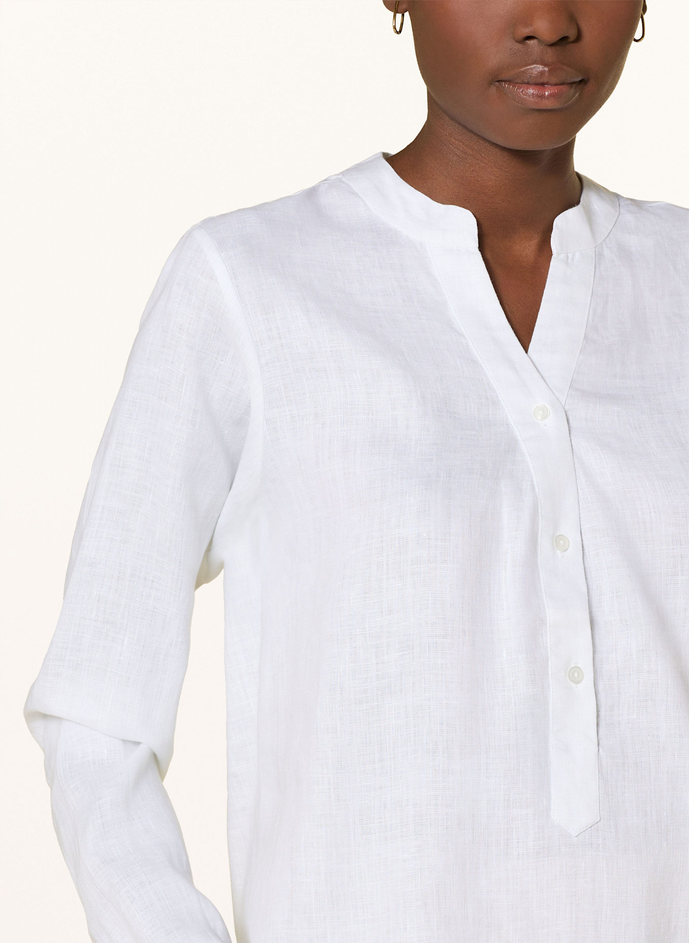 lilienfels Linen blouse, Color: WHITE (Image 4)