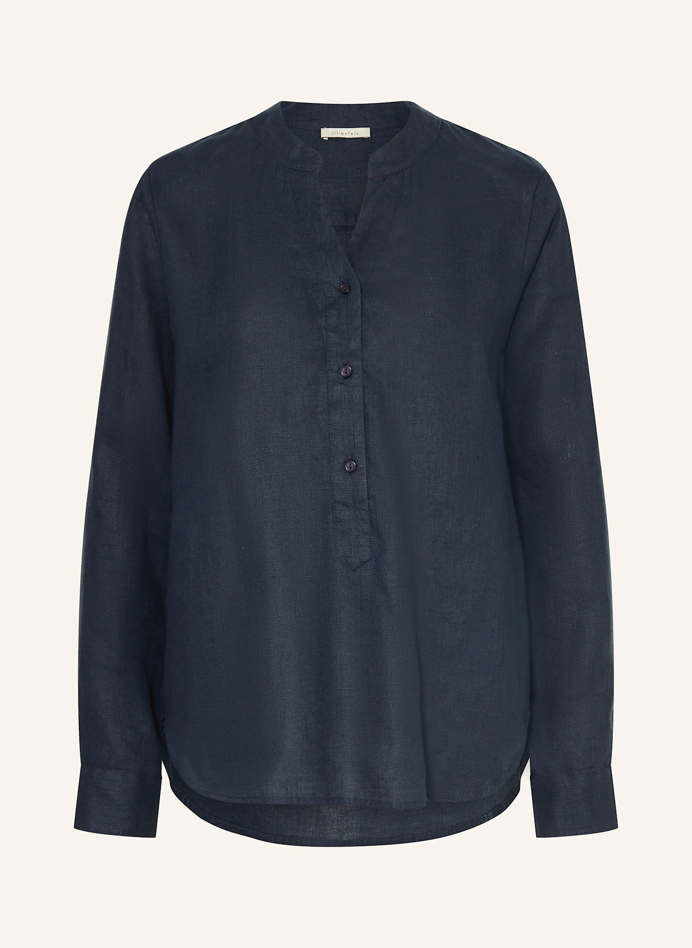 lilienfels Leinenbluse: DUNKELBLAU