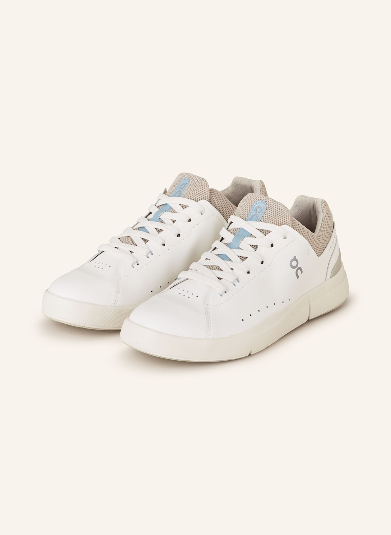 On Sneaker THE ROGER ADVANTAGE, Farbe: WEISS/ BEIGE (Bild 1)