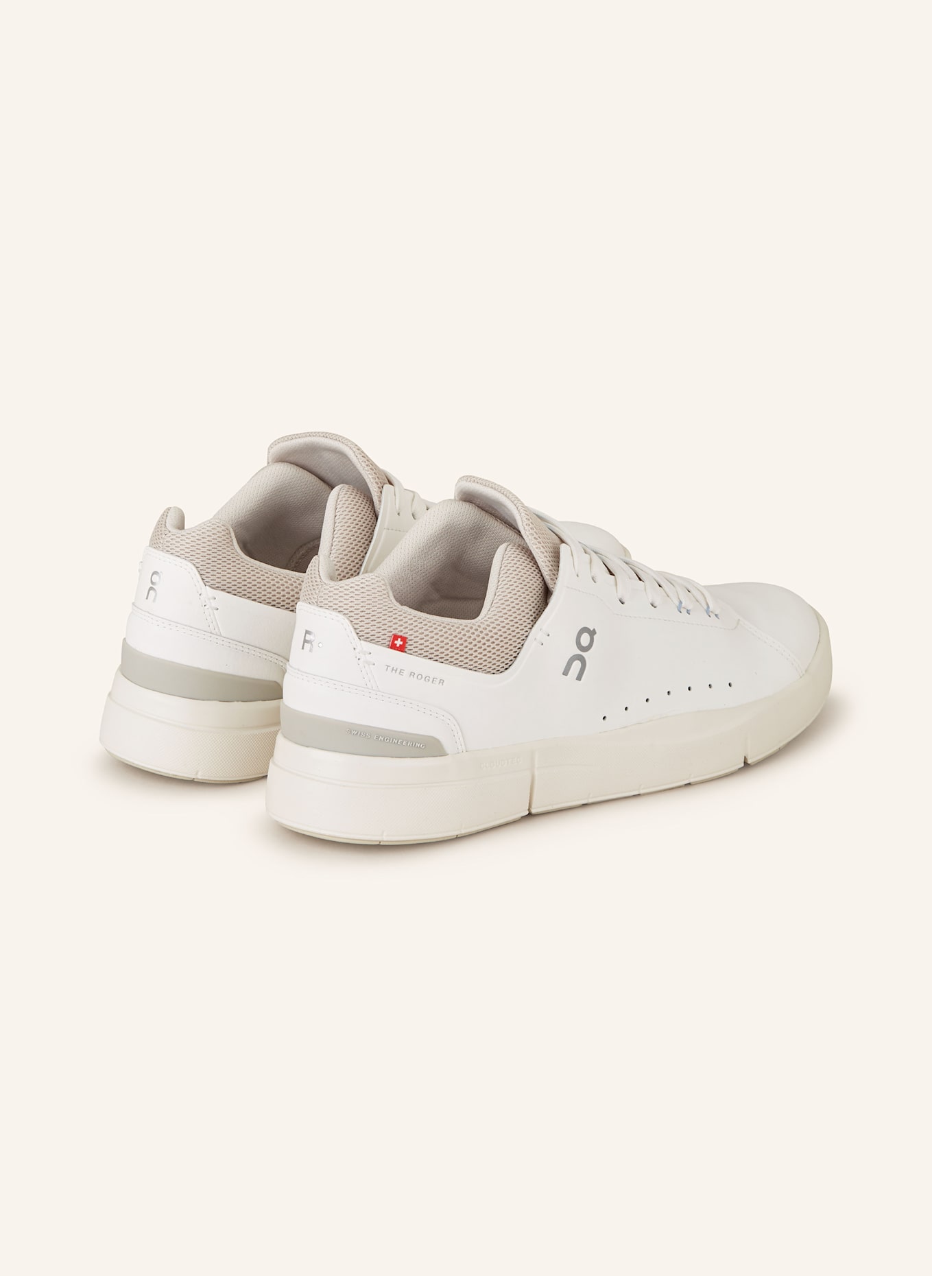 On Sneaker THE ROGER ADVANTAGE, Farbe: WEISS/ BEIGE (Bild 2)