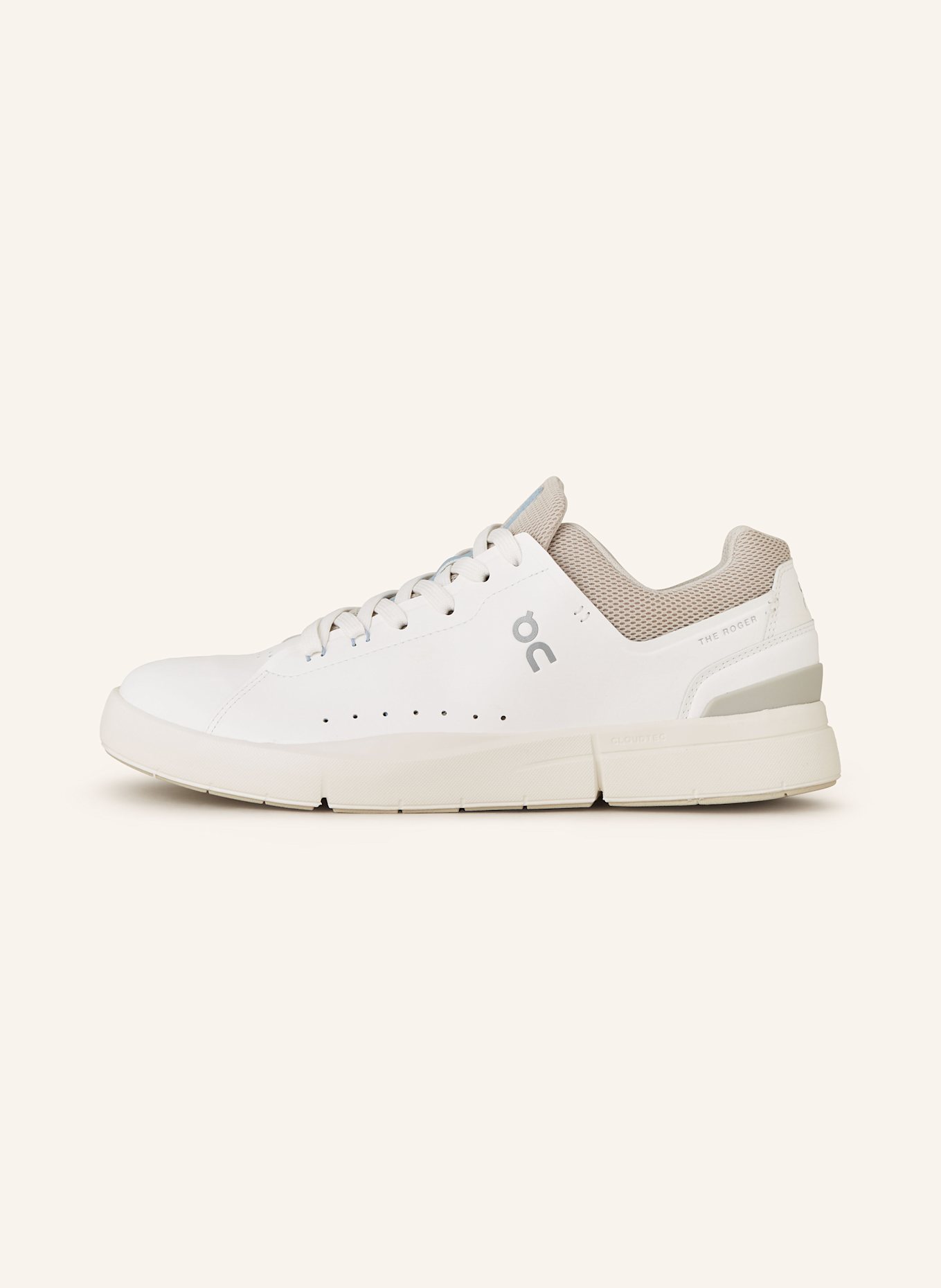 On Sneaker THE ROGER ADVANTAGE, Farbe: WEISS/ BEIGE (Bild 4)