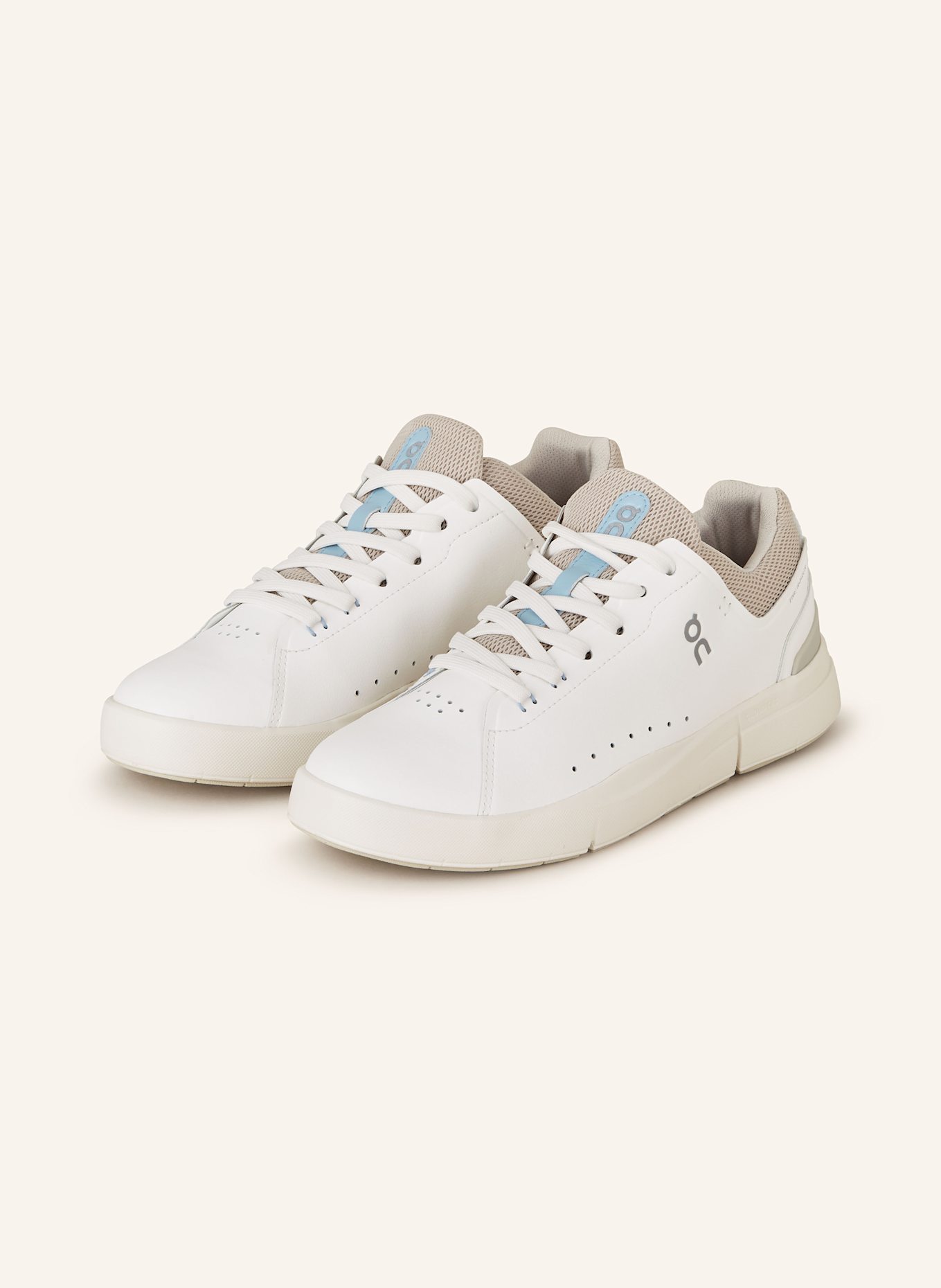 On Sneaker THE ROGER ADVANTAGE, Farbe: WEISS/ BEIGE (Bild 1)