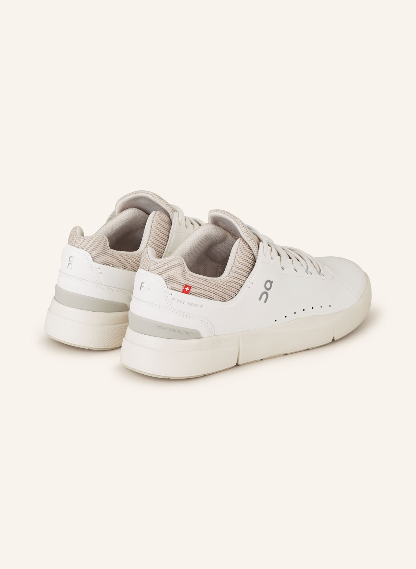 On Sneaker THE ROGER ADVANTAGE, Farbe: WEISS/ BEIGE (Bild 2)