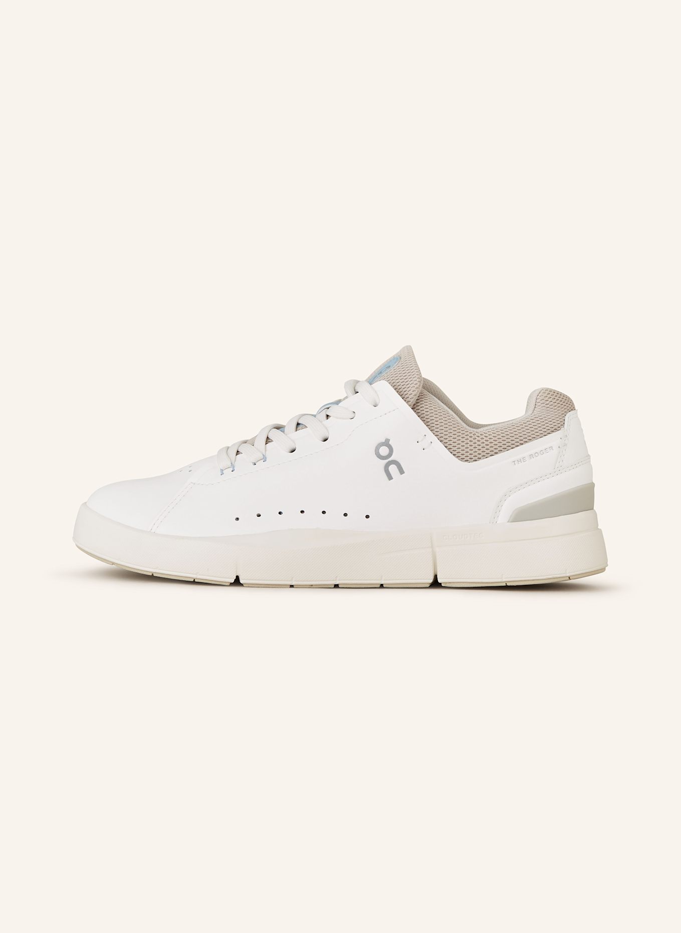 On Sneaker THE ROGER ADVANTAGE, Farbe: WEISS/ BEIGE (Bild 4)
