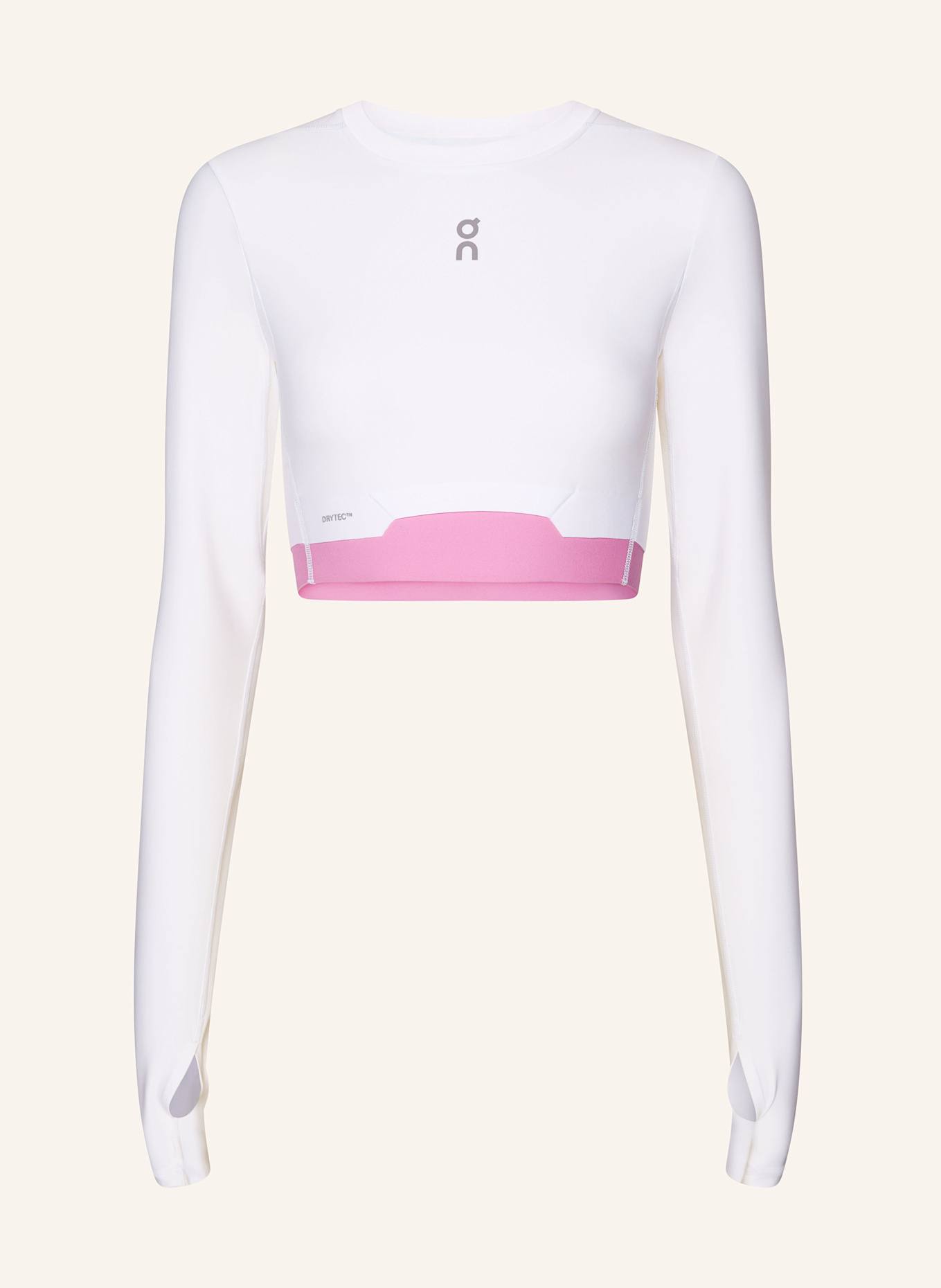 On Krótka koszulka z długim rękawem TRAIN: BIAŁY