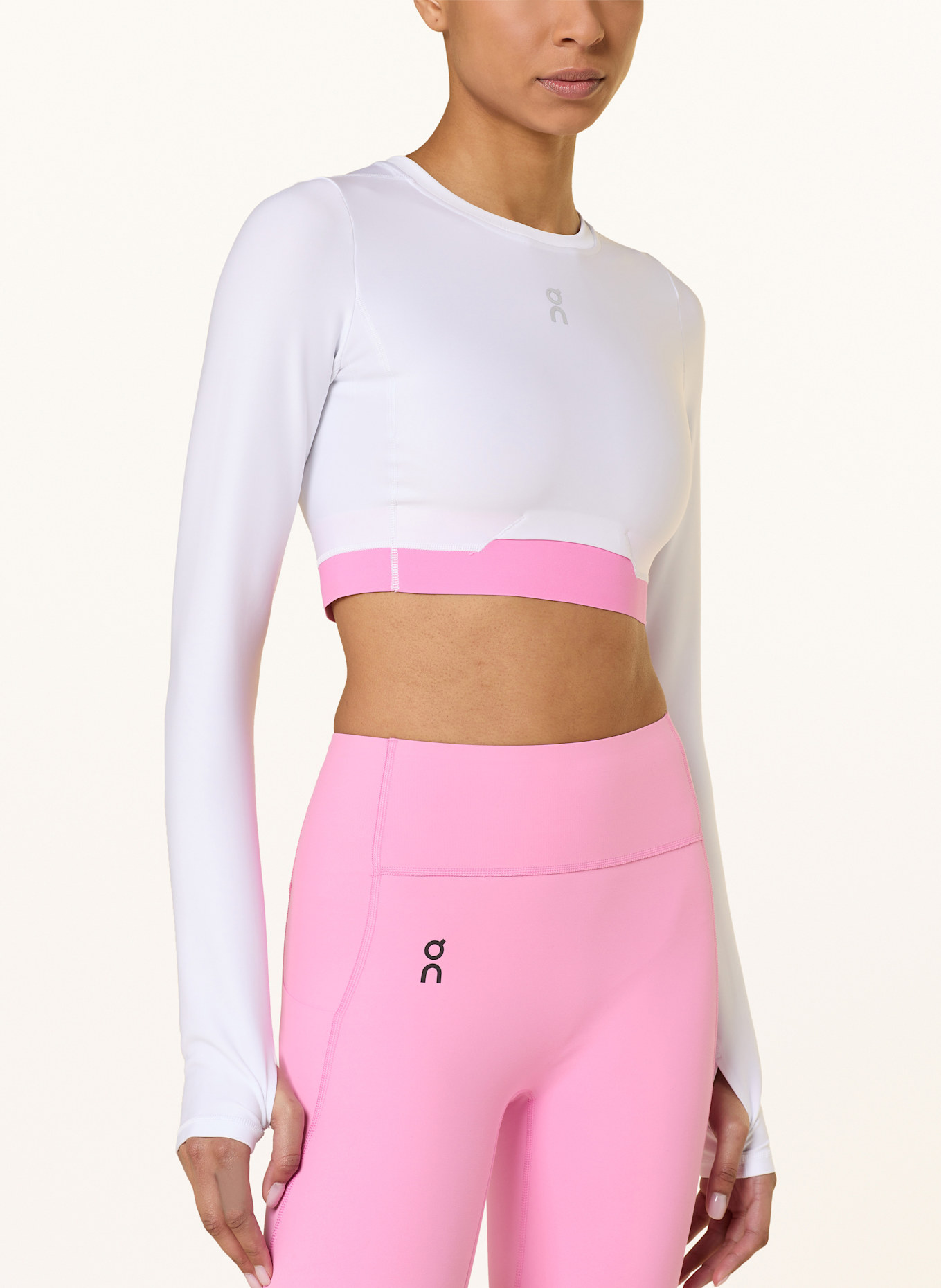 On Krótka koszulka z długim rękawem TRAIN: BIAŁY