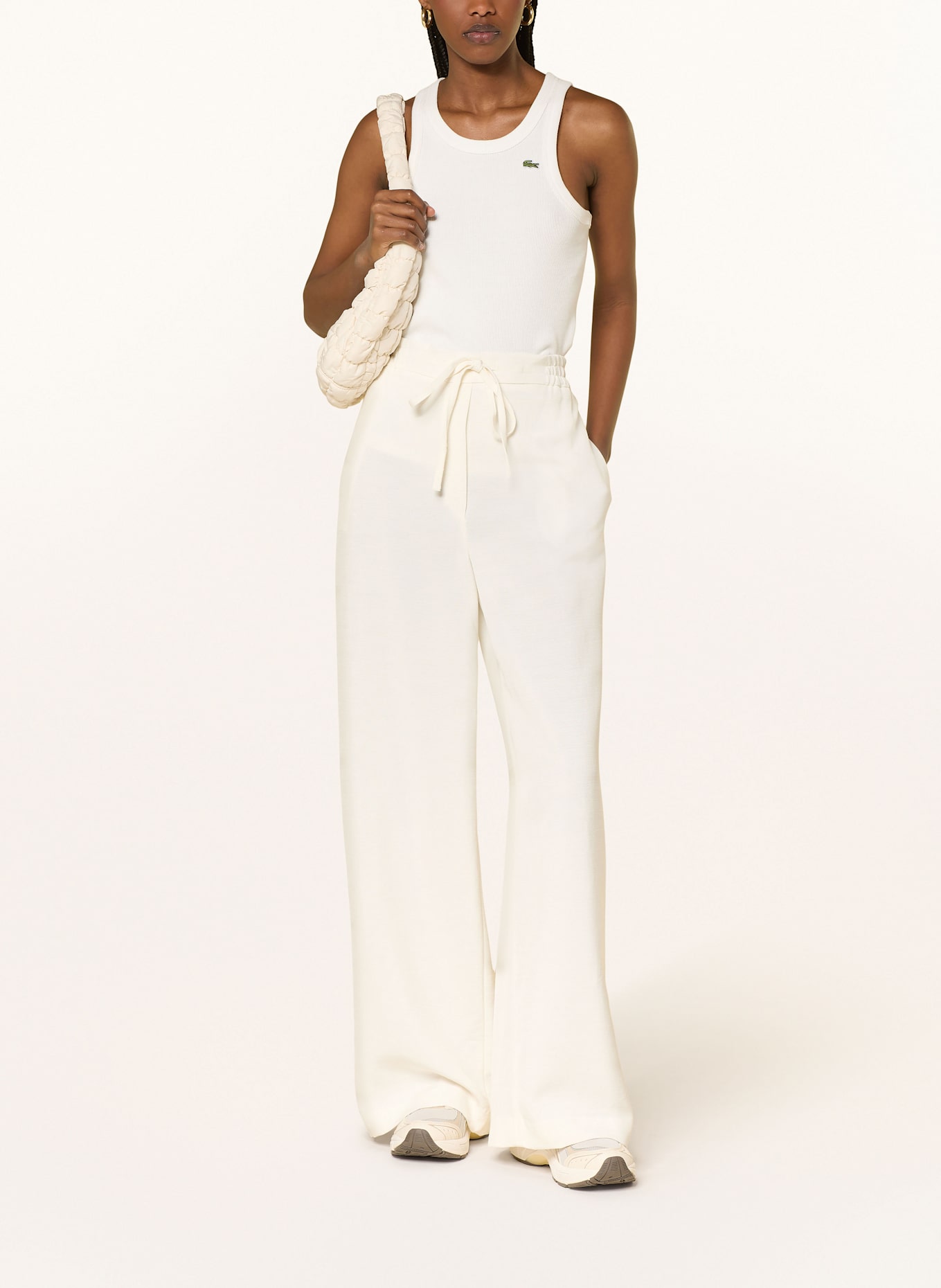 LACOSTE Top: WEISS