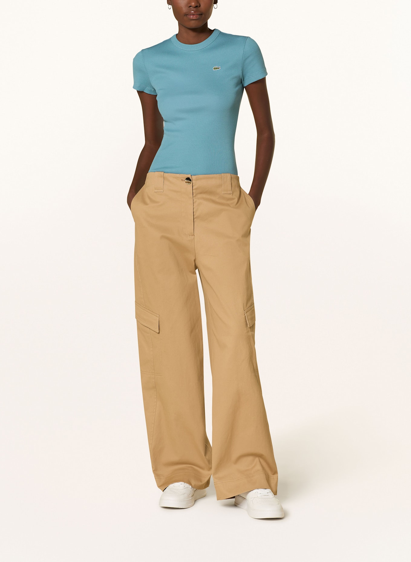 LACOSTE T-Shirt: BLAU