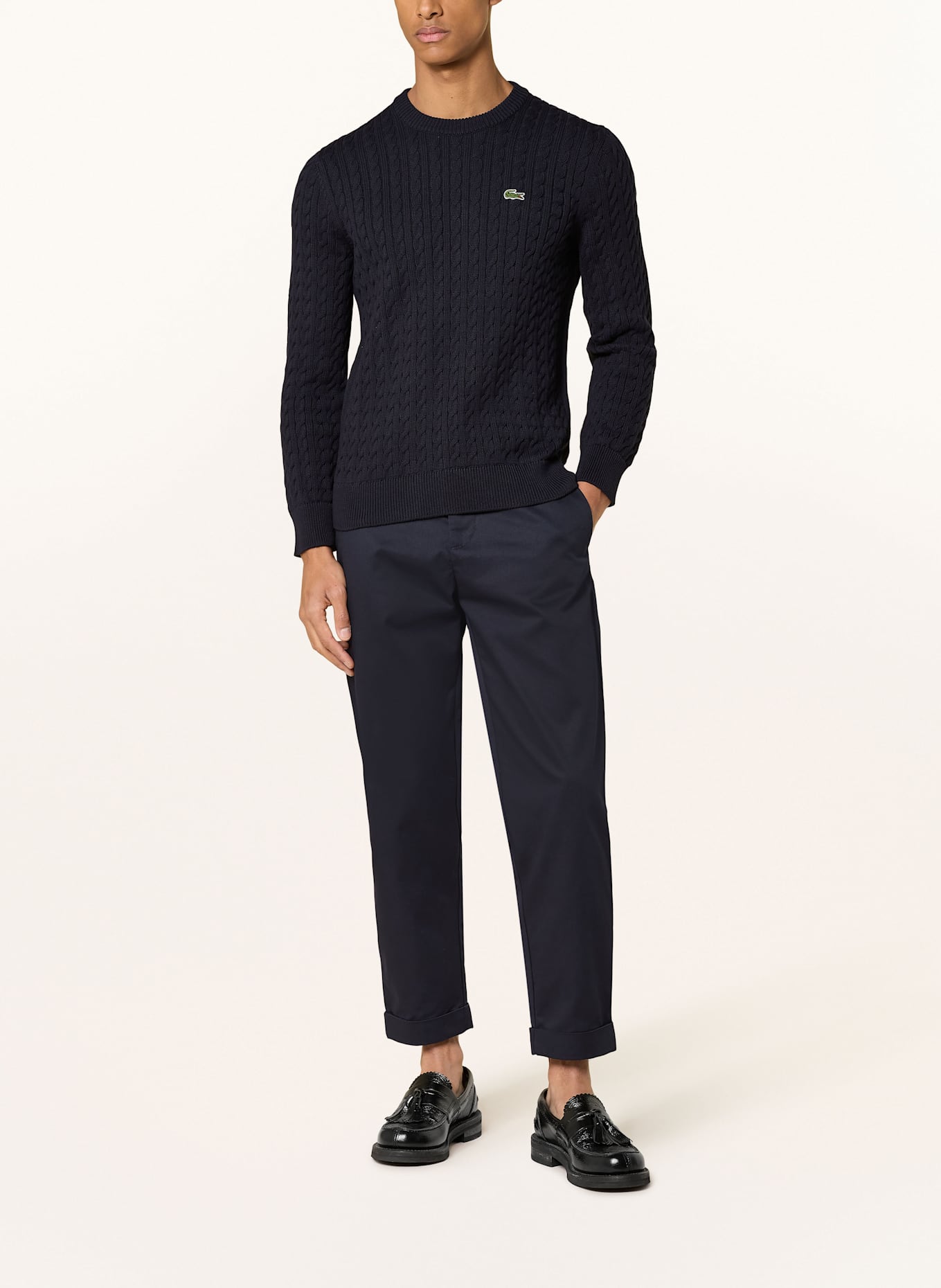 LACOSTE sweater: DARK BLUE