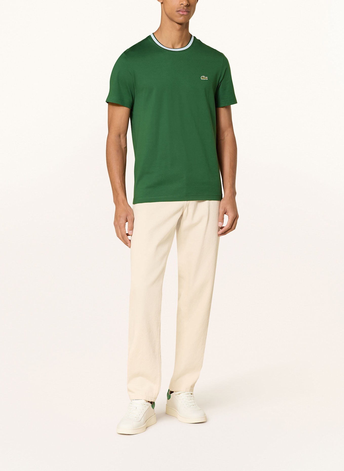 LACOSTE T-Shirt: GRÜN