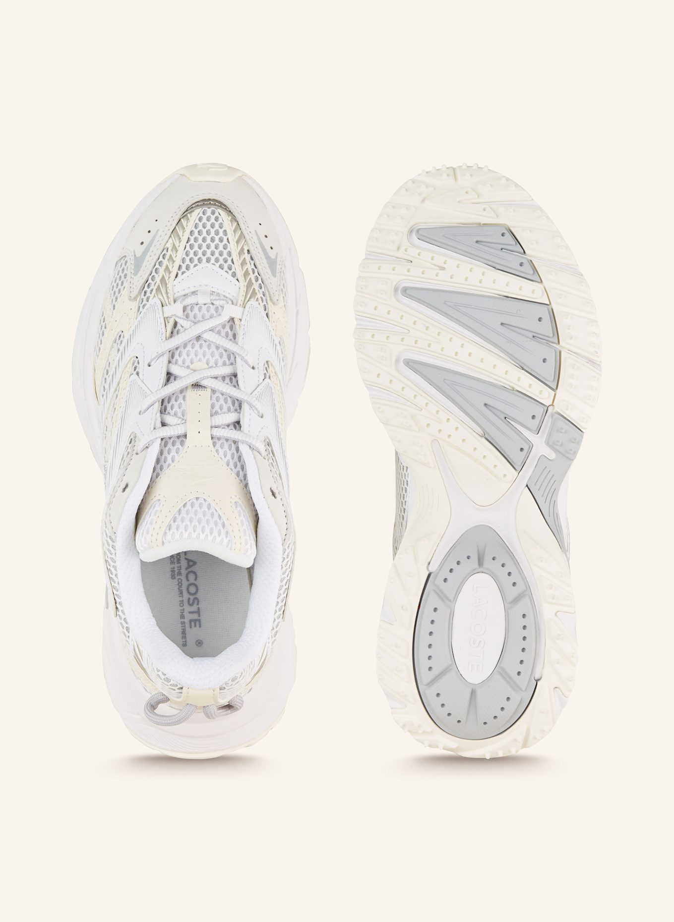 LACOSTE Sneaker L003 NEO SHOT: WEISS/ ECRU