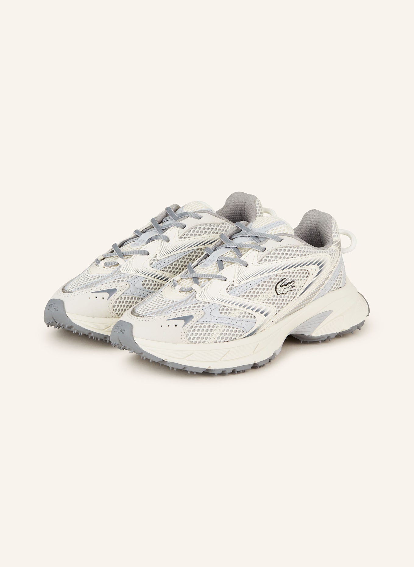 LACOSTE Sneakersy L003 NEO SHOT: BÍLÁ/ ŠEDÁ
