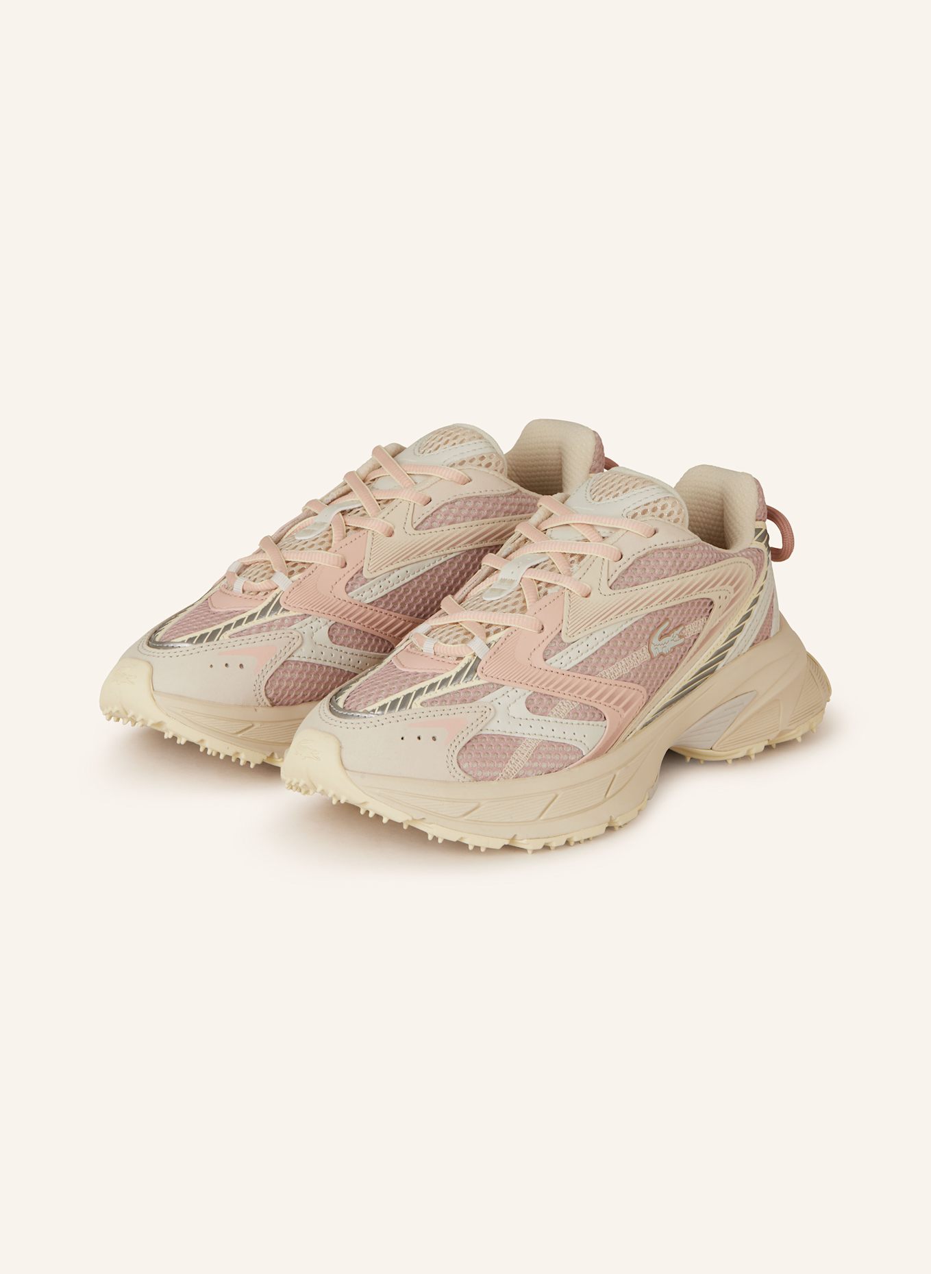 LACOSTE Sneaker L003 NEO SHOT: ECRU/ HELLROSA