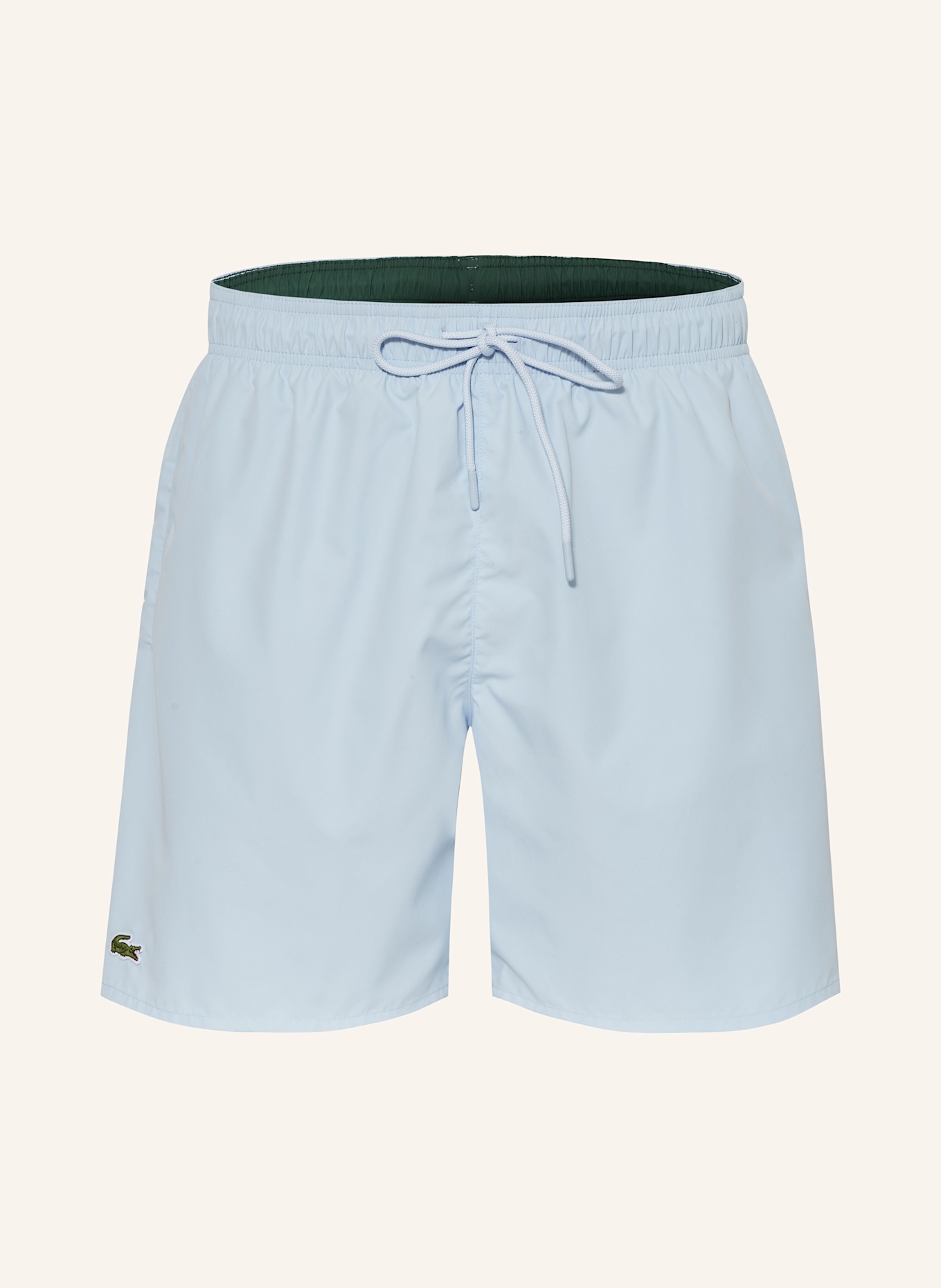 LACOSTE Badeshorts: HELLBLAU