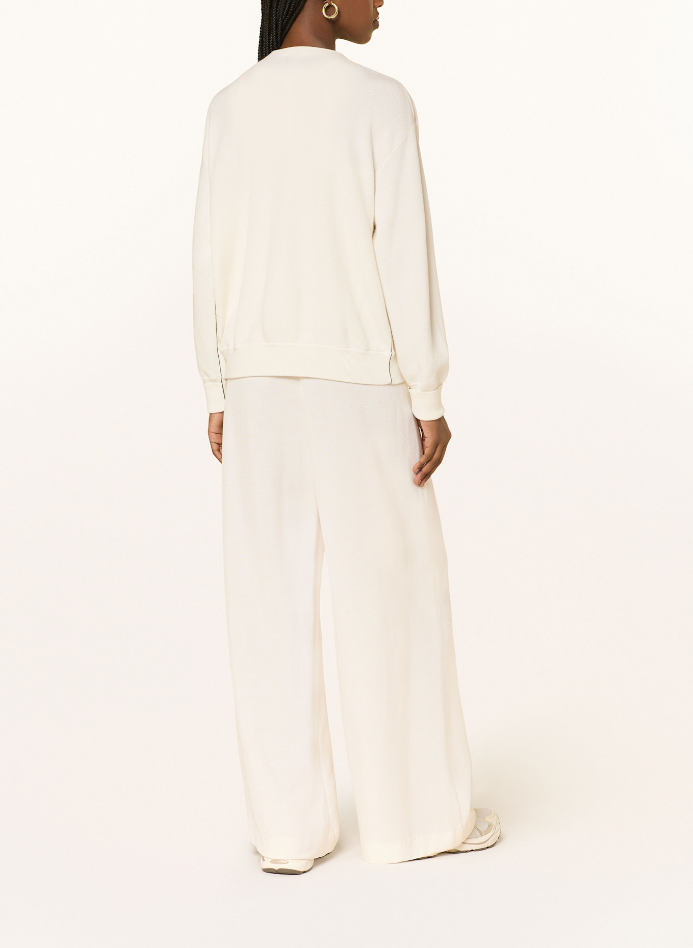 LACOSTE Strickjacke: WEISS