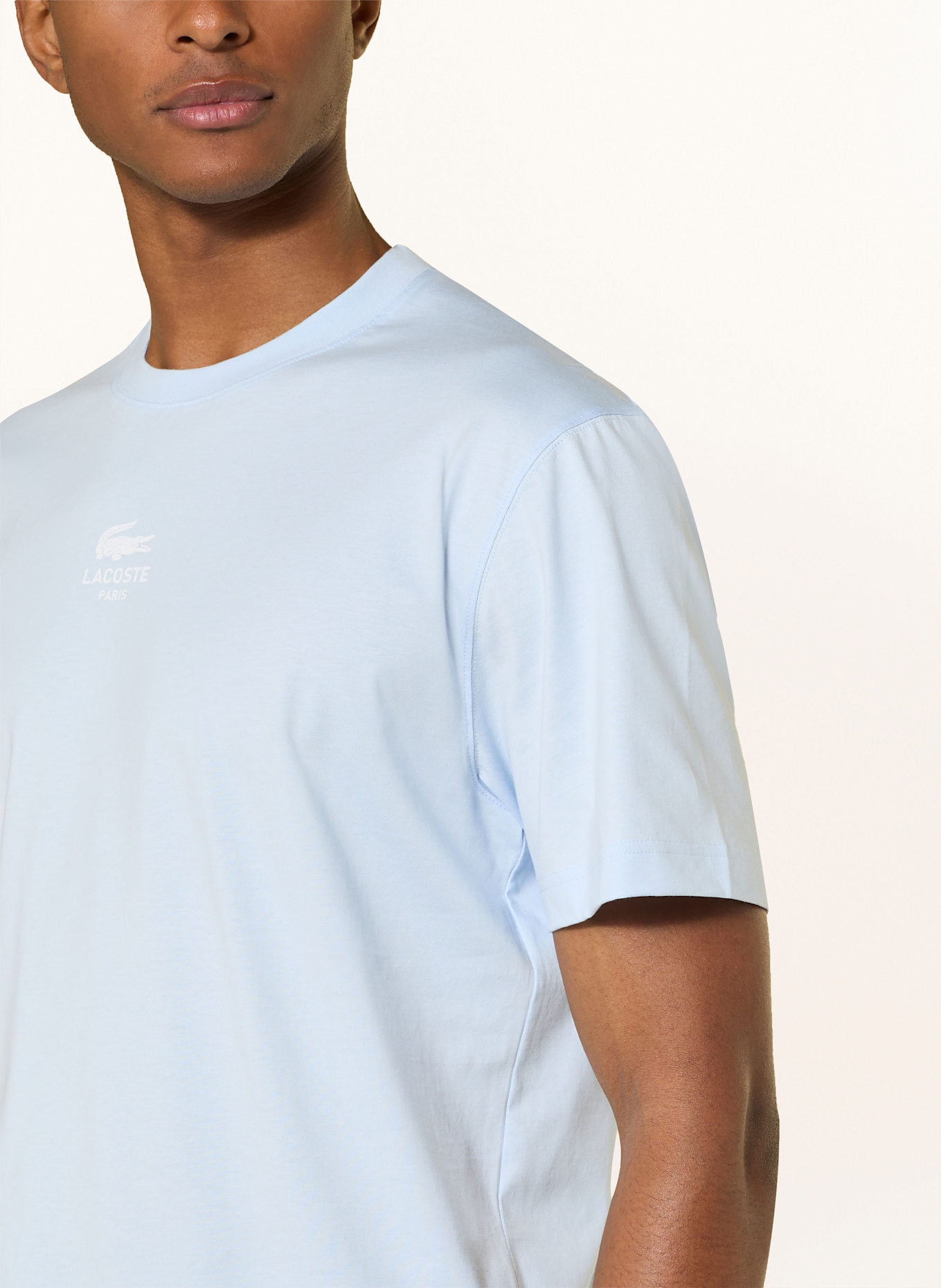 LACOSTE T-Shirt: HELLBLAU