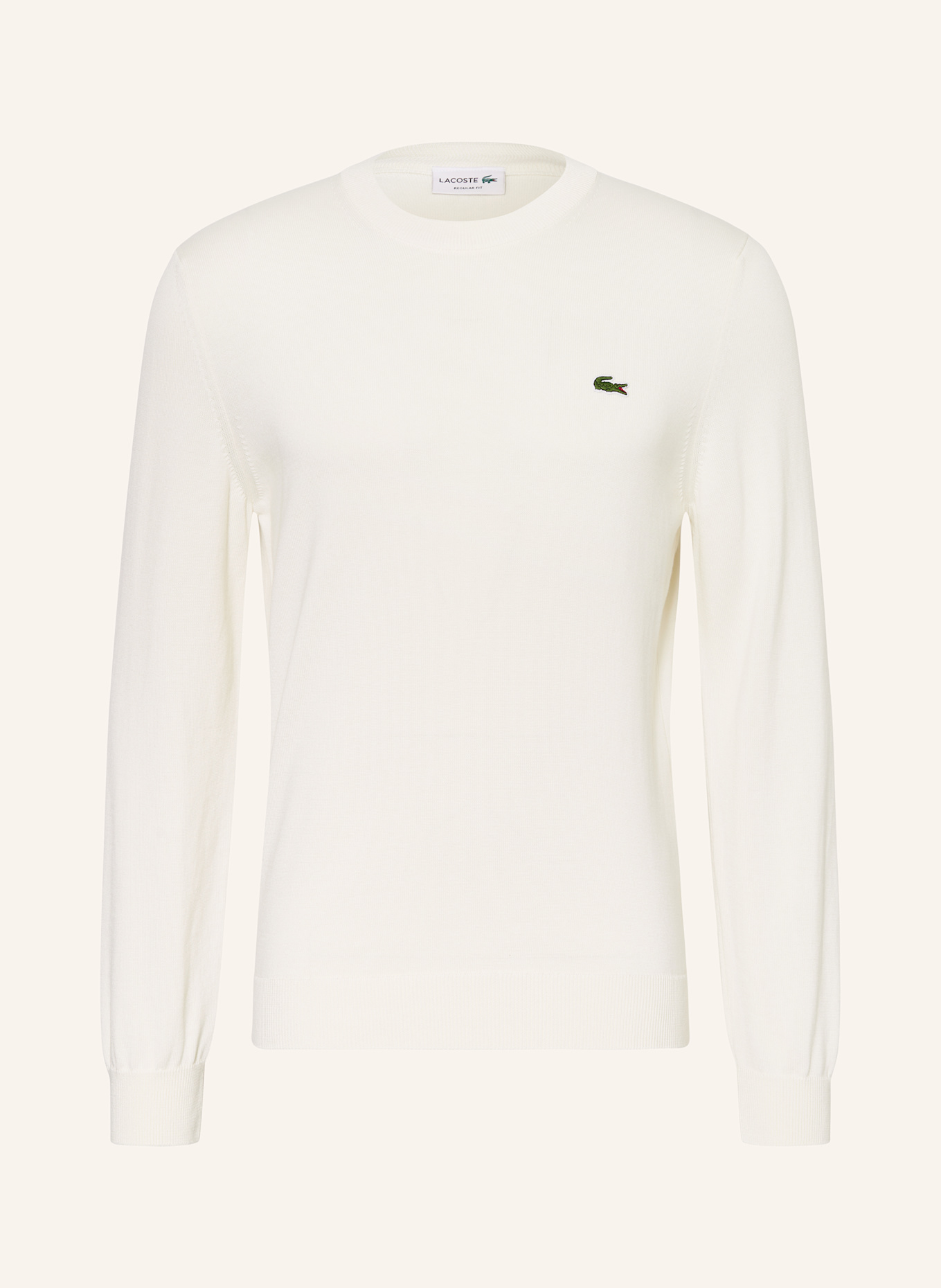 LACOSTE Sweater: CREAM