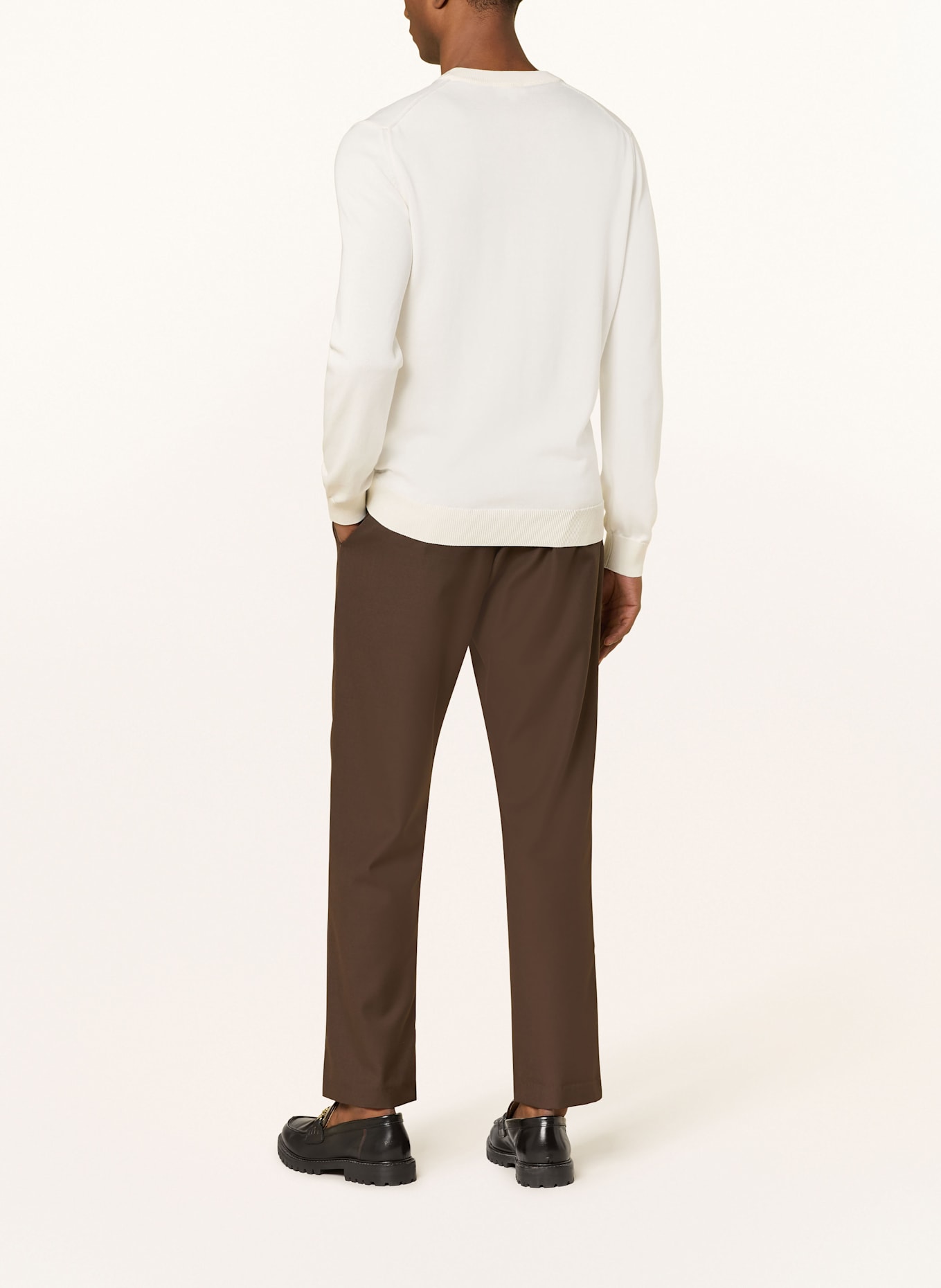 LACOSTE Sweater: CREAM