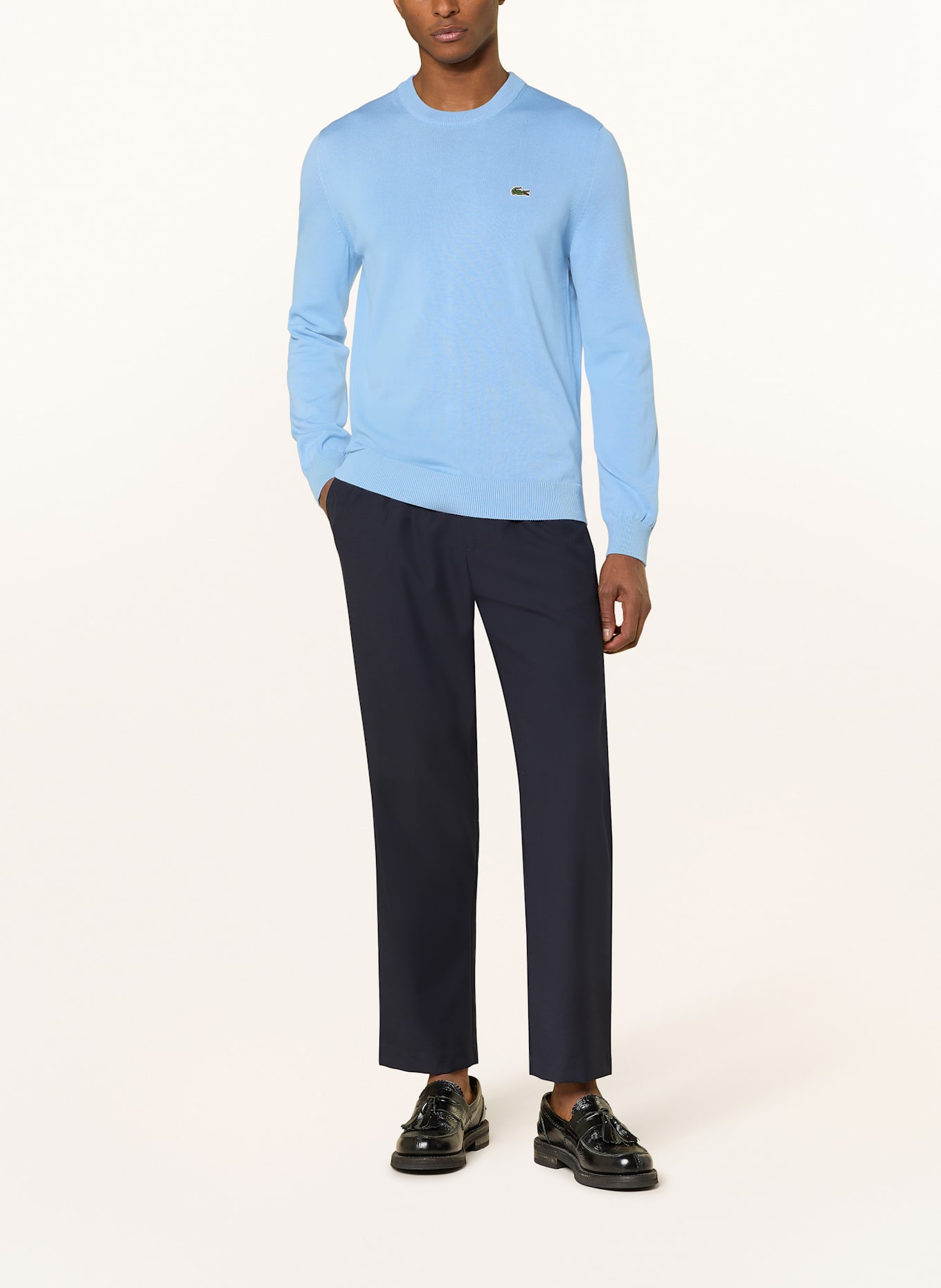 LACOSTE Pullover: HELLBLAU
