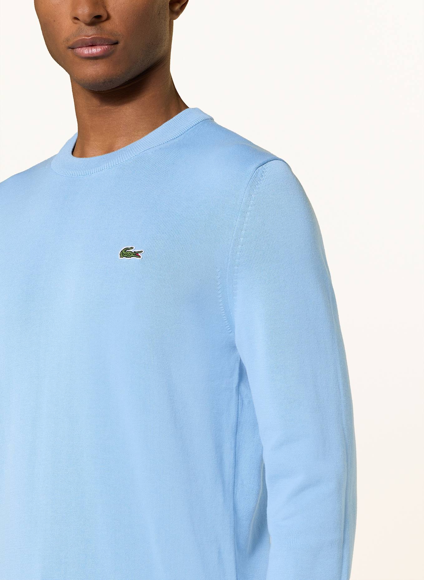 LACOSTE Pullover: HELLBLAU