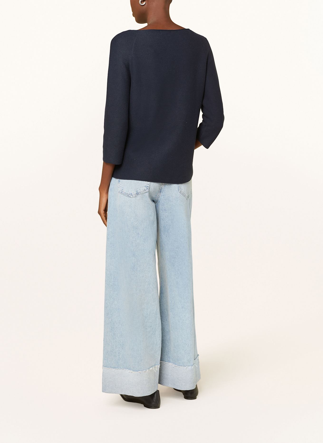 darling harbour Pullover mit 3/4-Arm: MARINE