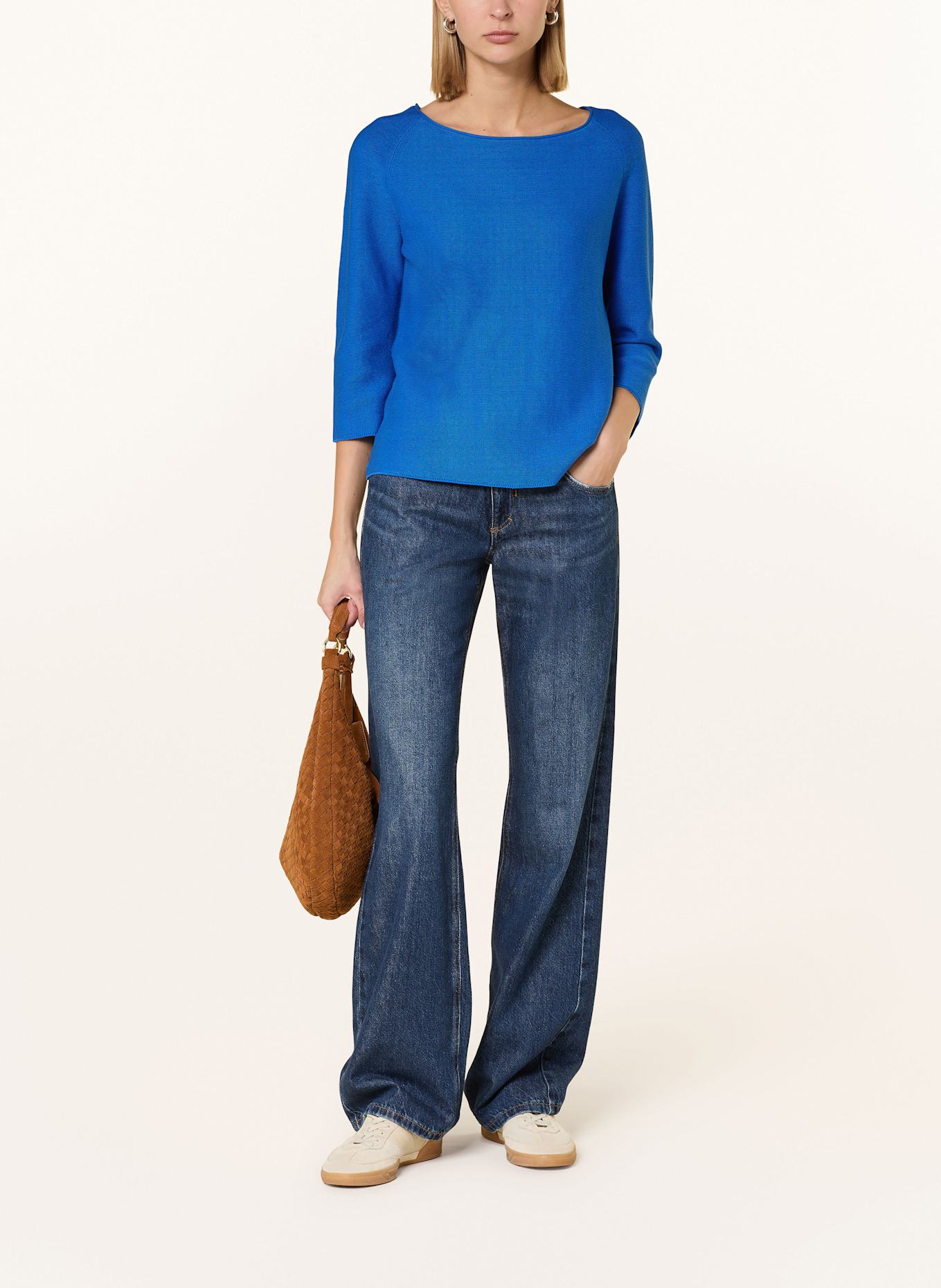 darling harbour Pullover mit 3/4-Arm: AZUR