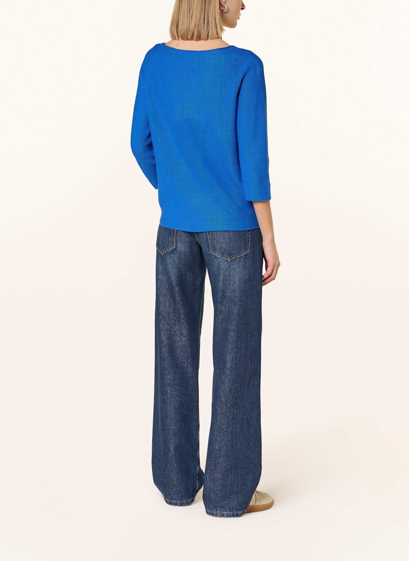 darling harbour Pullover mit 3/4-Arm: AZUR