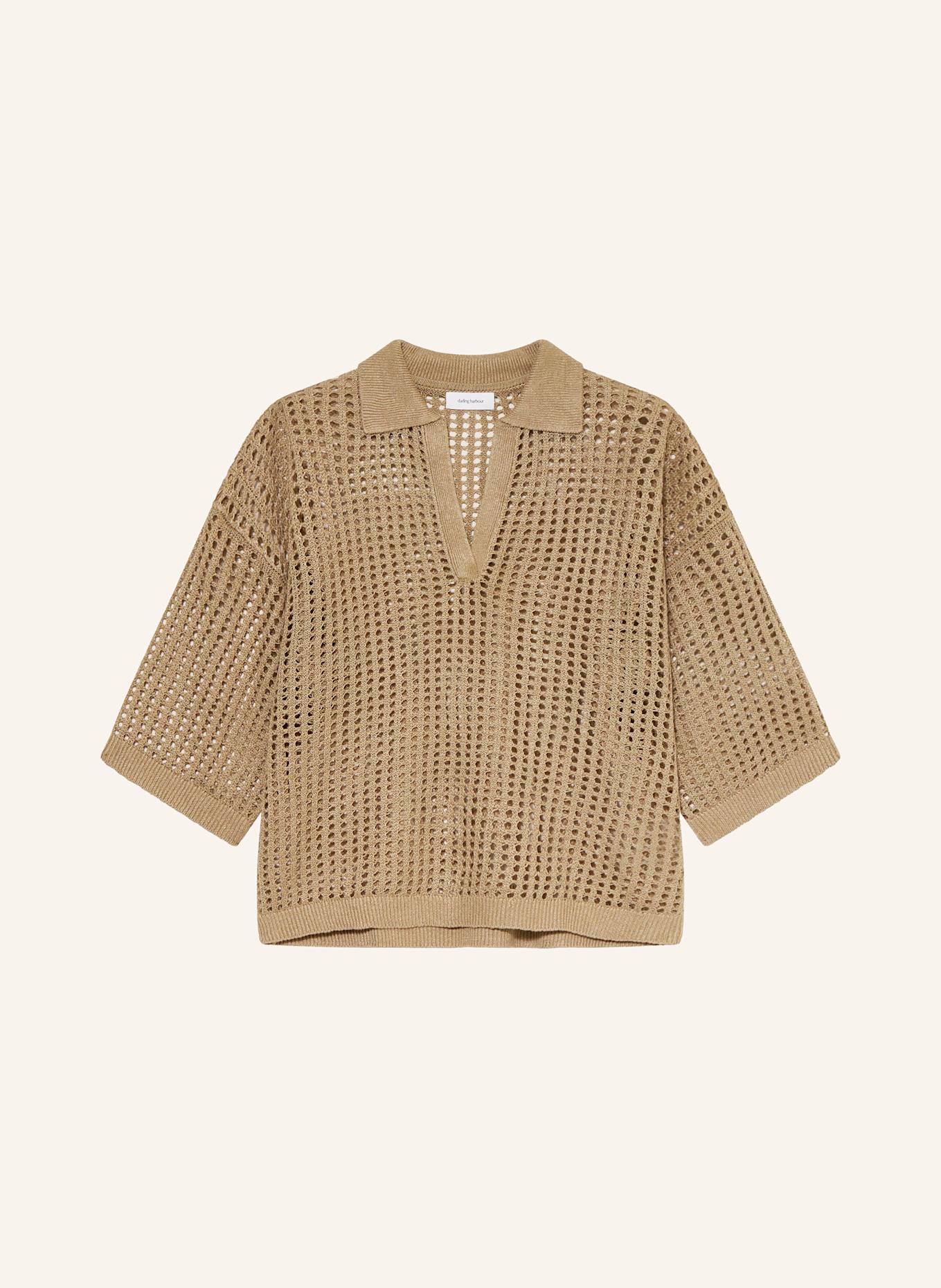 darling harbour Leinenpullover: TAUPE
