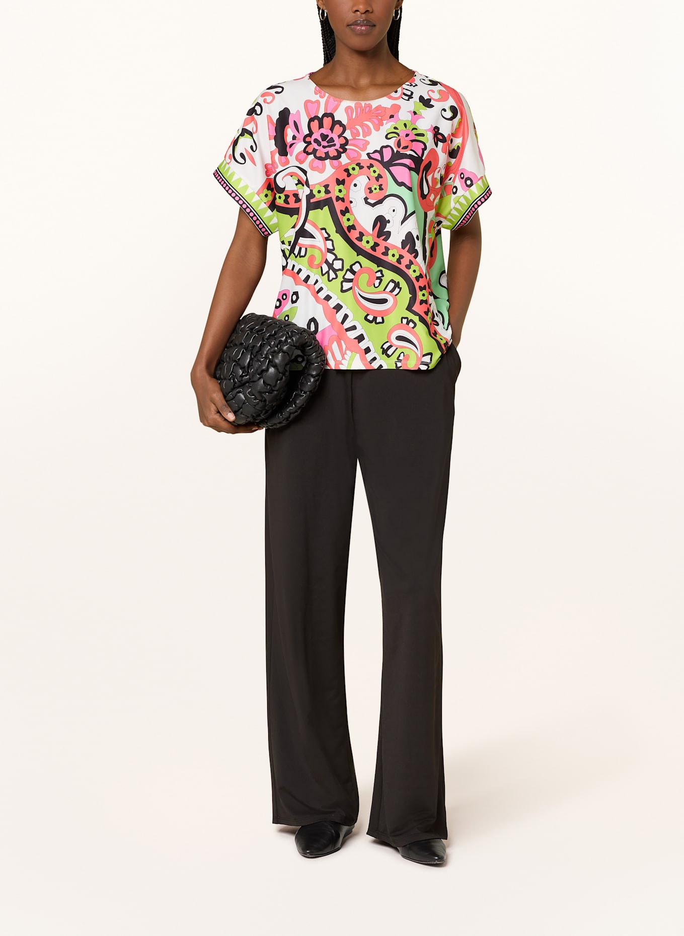 darling harbour Wide leg trousers: SCHWARZ