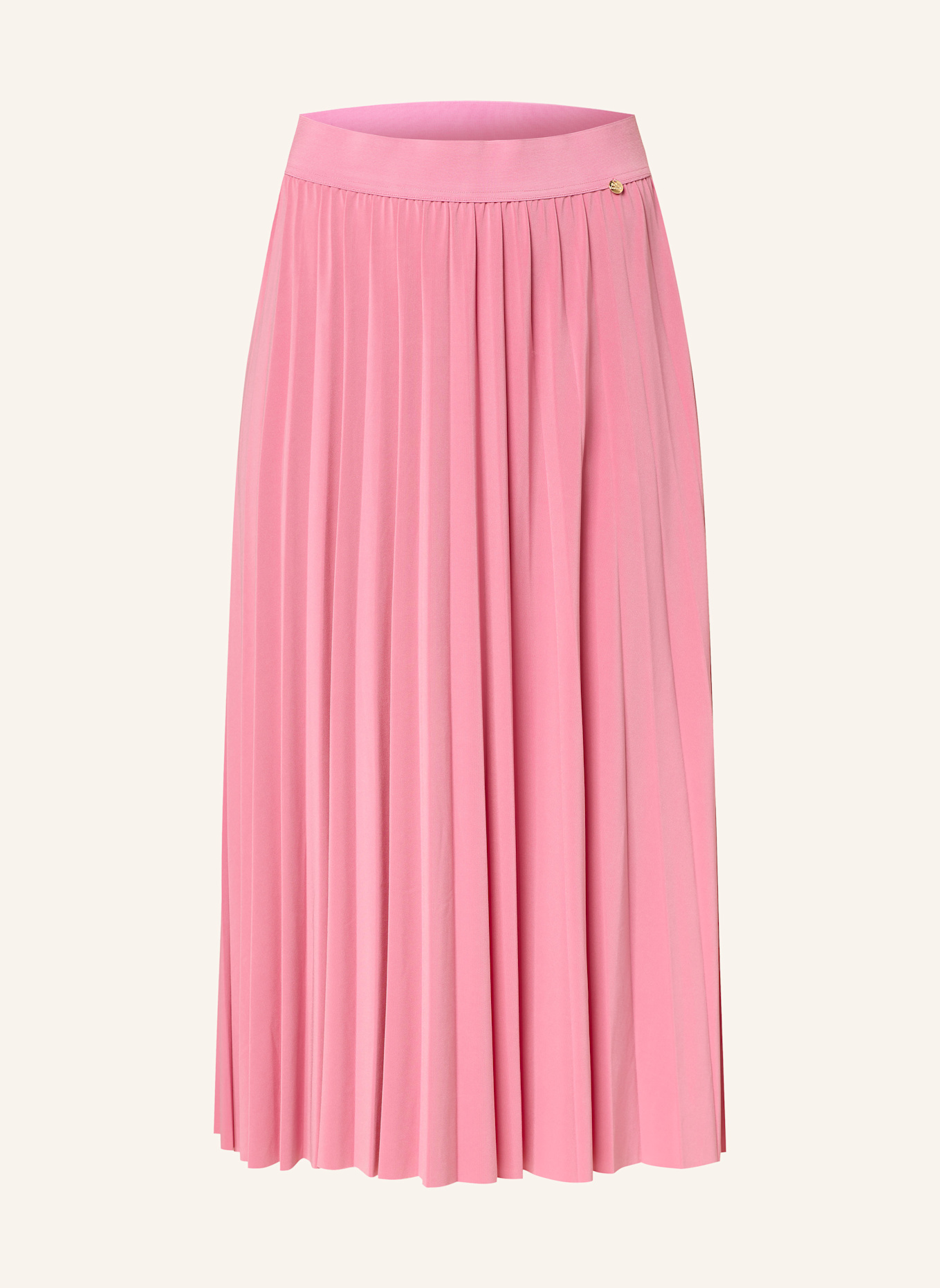 darling harbour Pleated skirt made of jersey: PINK