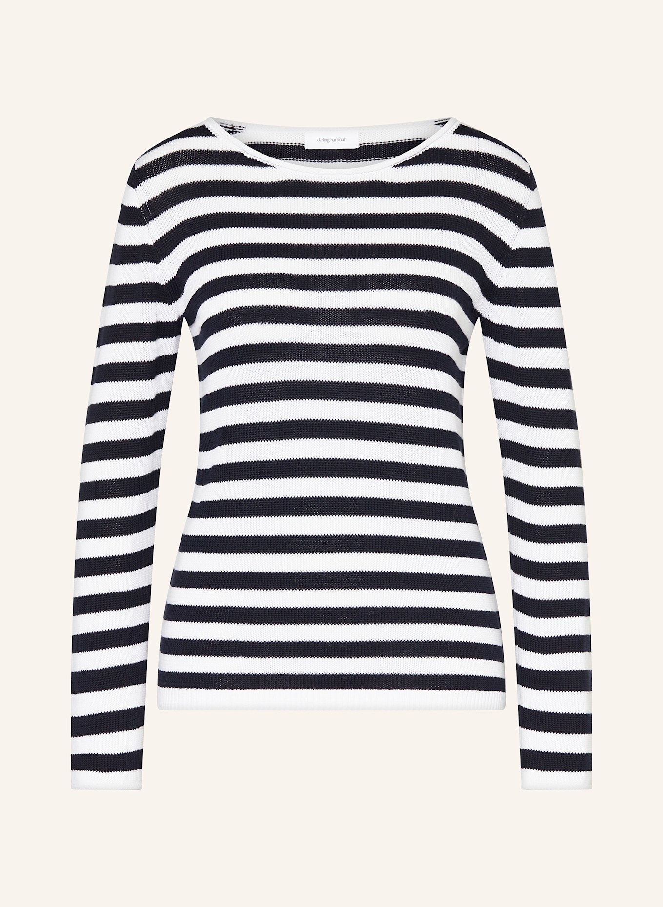 darling harbour Sweter: WEIß / MARINE