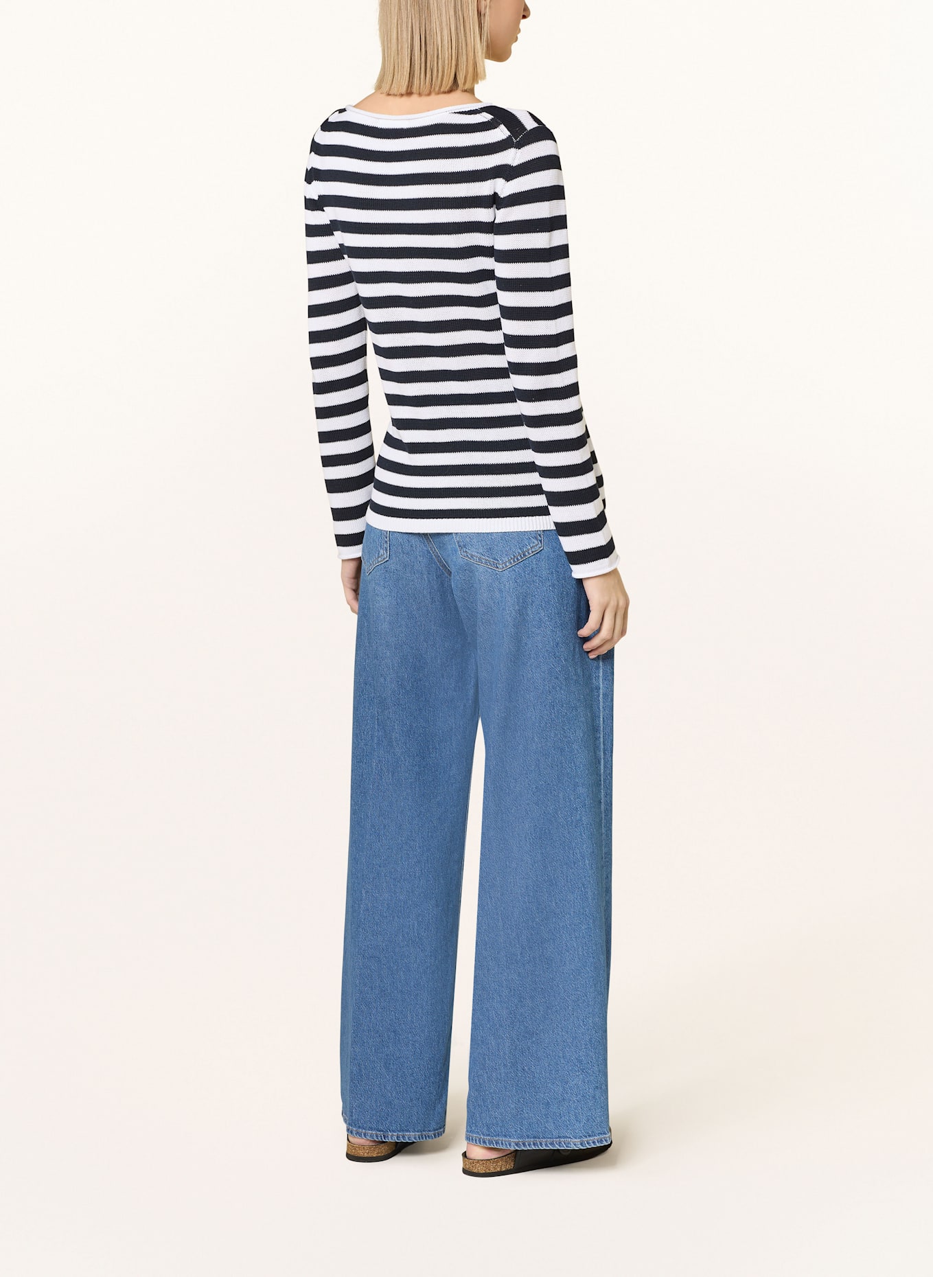 darling harbour Sweter: WEIß / MARINE