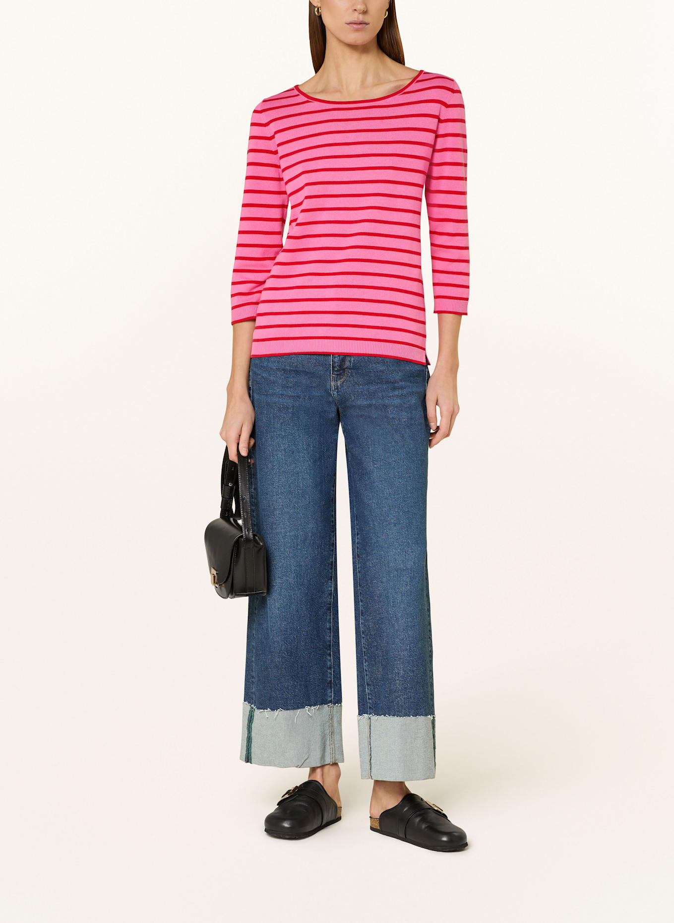 darling harbour Pull à manches 3/4: AZALEE / ROT