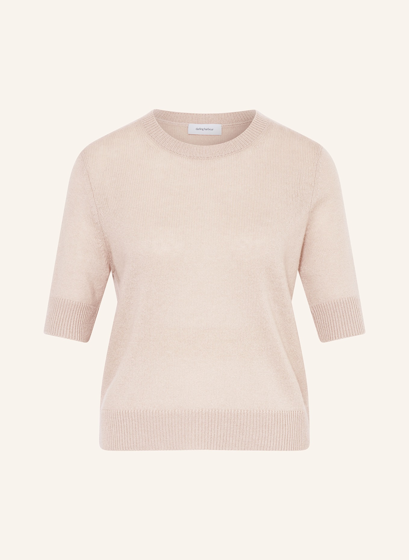 darling harbour Strickshirt mit Cashmere: KIESEL