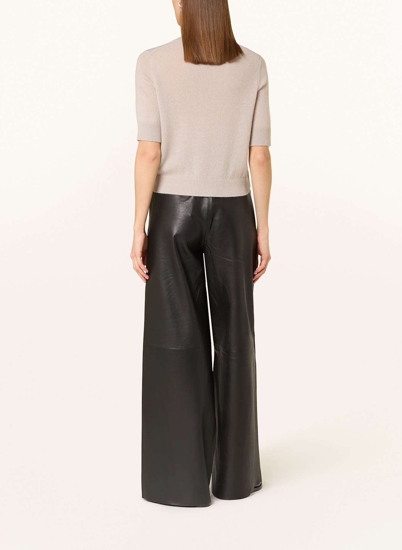 darling harbour Strickshirt mit Cashmere: KIESEL